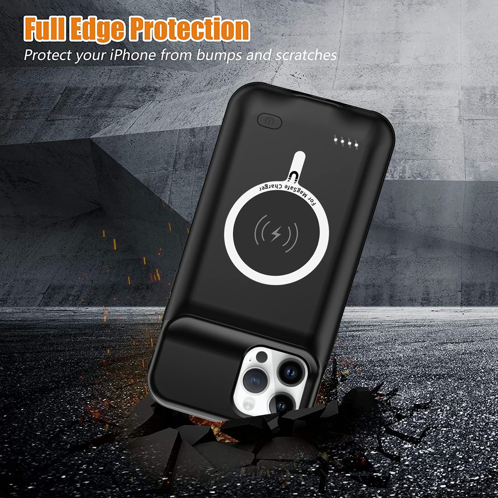 10800mAh Battery Case for iPhone 12 Pro Max (6.7