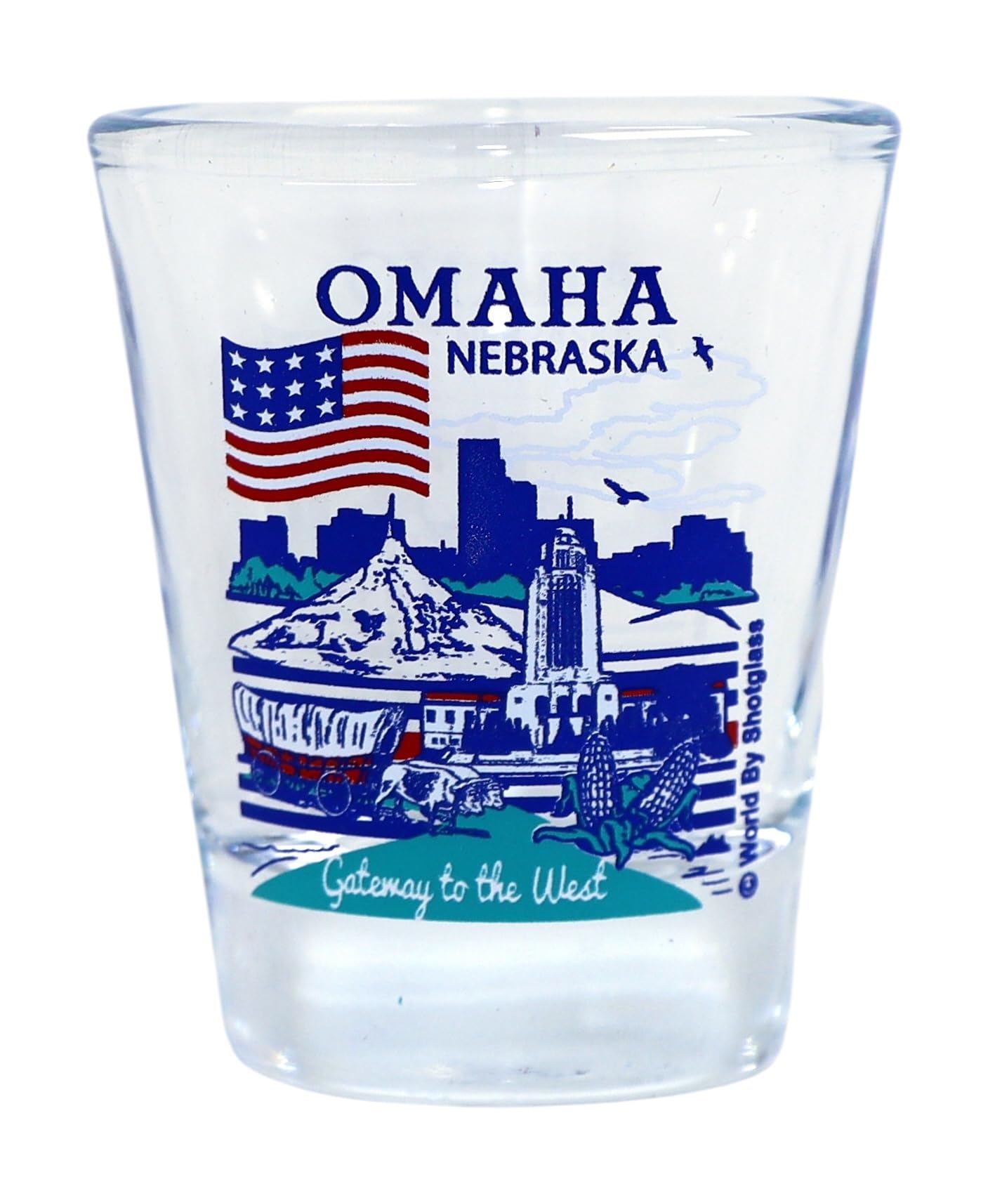 Omaha Nebraska Great American Cities Collection Shot Glass - Unique Souvenir & Collectible for Whiskey, Tequila, and Cocktails - Perfect for Parties, Gifts, and Home Bar Decor