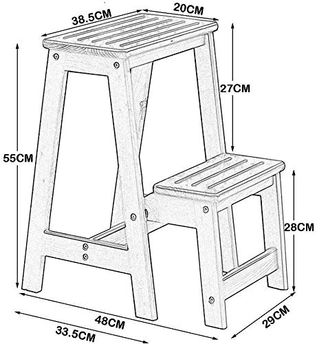 Foldable Step Stool Chair - Non-Slip Kitchen Ladder Stool with Wide Platform, Portable Step Stool for Home, Office, Bathroom - Perfect as Shoe Rack, Flower Stand, or Storage Shelf (White) - Ideal for Reaching High Shelves, Bathroom Use, and Kids' Step Stool