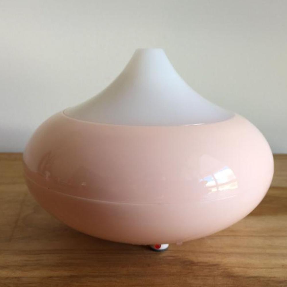 Soft Pink Aroma Diffuser with LED Lights - Perfect for Home, Office, and Yoga Relaxation