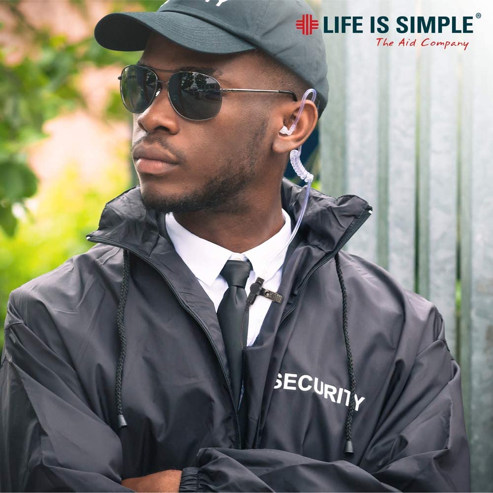 Motorola Two-Way Radio Headset - Compatible with DP2000, MTP3550, DP3440, DP3441 & More | Durable Police Headphones for Firefighters, Security & Emergency Responders | Ideal for Public Safety & Professional Communication