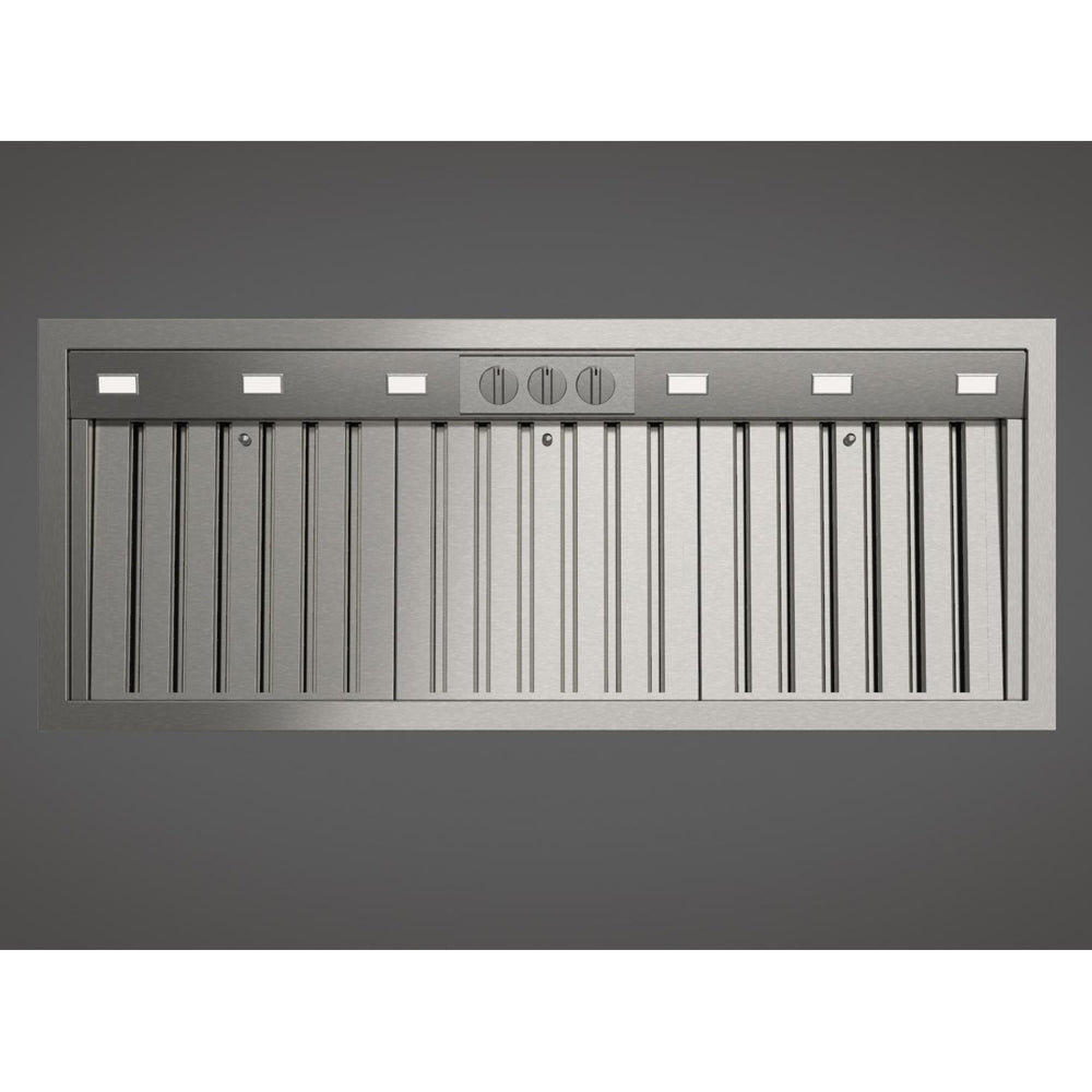 Fulgor Milano 46 Inch 600 CFM Professional Stainless Steel Range Hood Insert - F6BP46DS1 | Powerful Ventilation for Modern Kitchens & Cooking Spaces