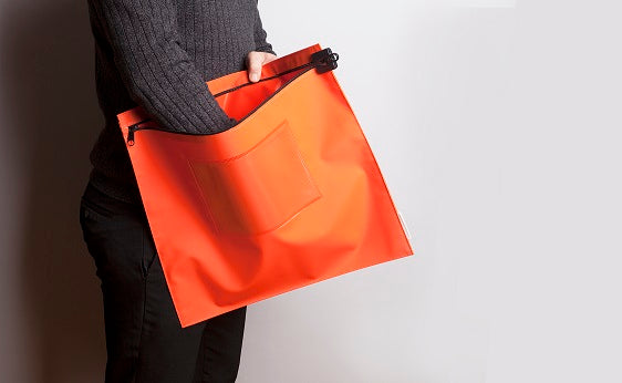 Professional Courier Satchel Bag - A3 Landscape Size in Black - Perfect for Business, Travel & Document Organization
