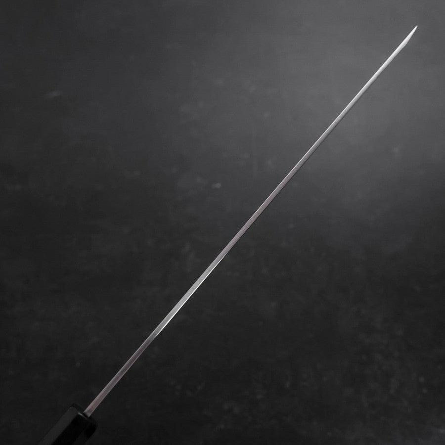 Premium Sakimaru Takohiki Knife - White Steel #2 Honyaki Blade with Buffalo Horn & Ebony Handle - 300mm Japanese Sushi & Sashimi Chef Knife for Professional Kitchen & Home Cooking