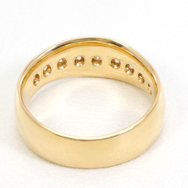 18K Yellow Gold Diamond Ring for Women - Elegant Wedding, Engagement, Anniversary Jewelry Gift - Perfect for Special Occasions & Everyday Luxury