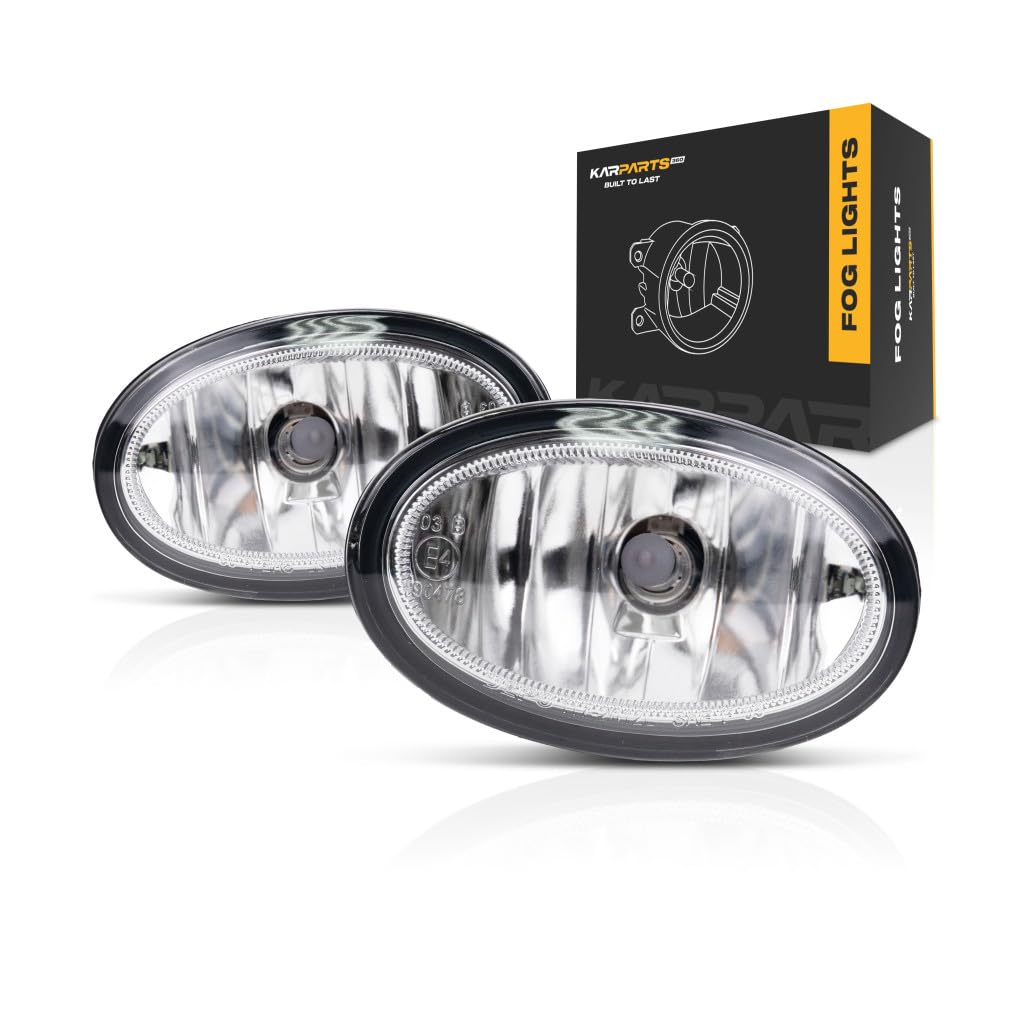 2016-2017 Honda HR-V Fog Lights Assembly - DOT Certified Replacement Pair (Driver & Passenger Side) HO2593141 HO2592141 | Perfect for Night Driving & Bad Weather Visibility
