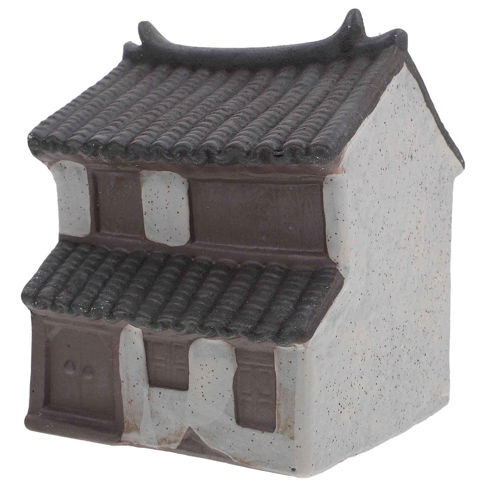 Creative Ceramic House-Shaped Flower Pot - Decorative Planter for Bonsai, Succulents & Indoor Plants | Perfect for Home Gardening, Office Decor & Gift Ideas