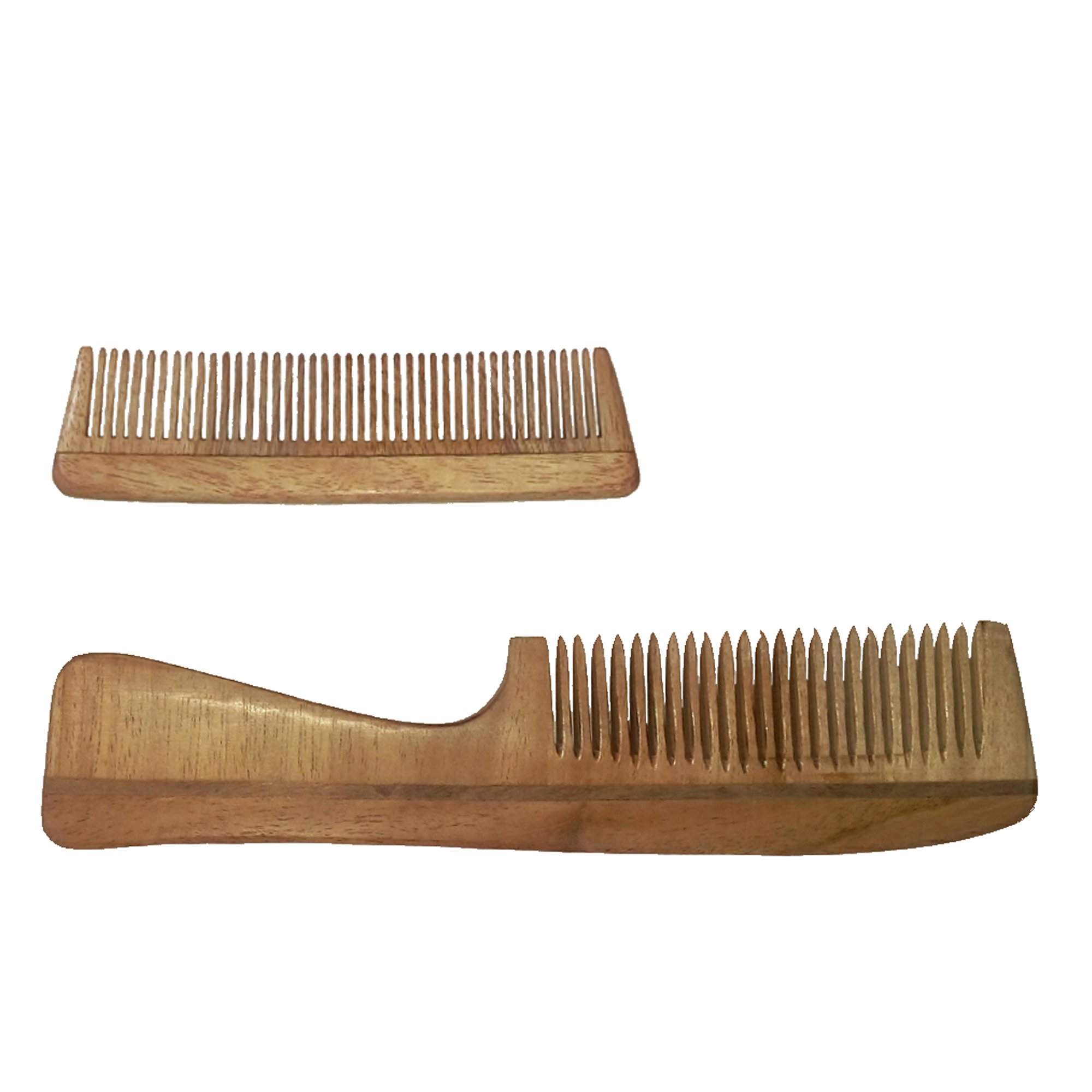 Ginni Innovations 2 Pack Neem Wood Combs - 7.5