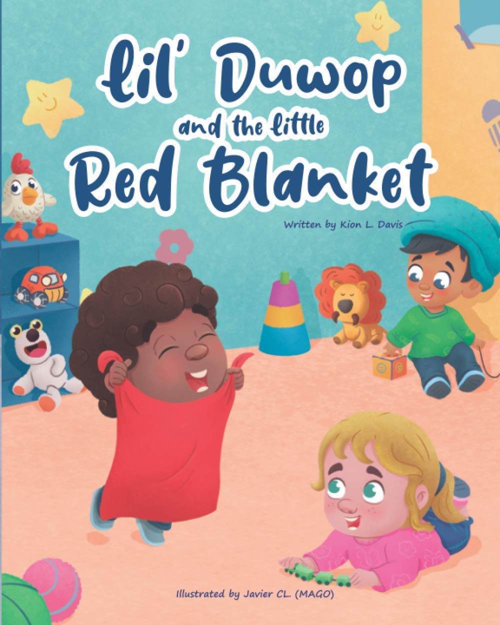 Lil Duwop and the Little Red Blanket - Cozy Kids Blanket for Bedtime, Travel & Snuggling | Soft & Warm Baby Blanket Gift