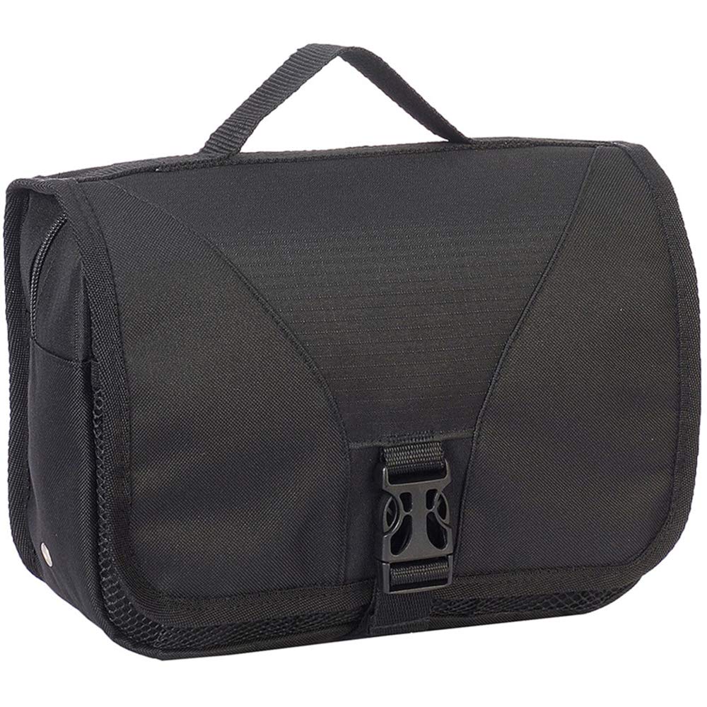Shugon Bristol Folding Travel Toiletry Bag - 4L Waterproof Cosmetic Organizer for Women & Men - Perfect for Airplane, Camping, Gym (Royal/Black)