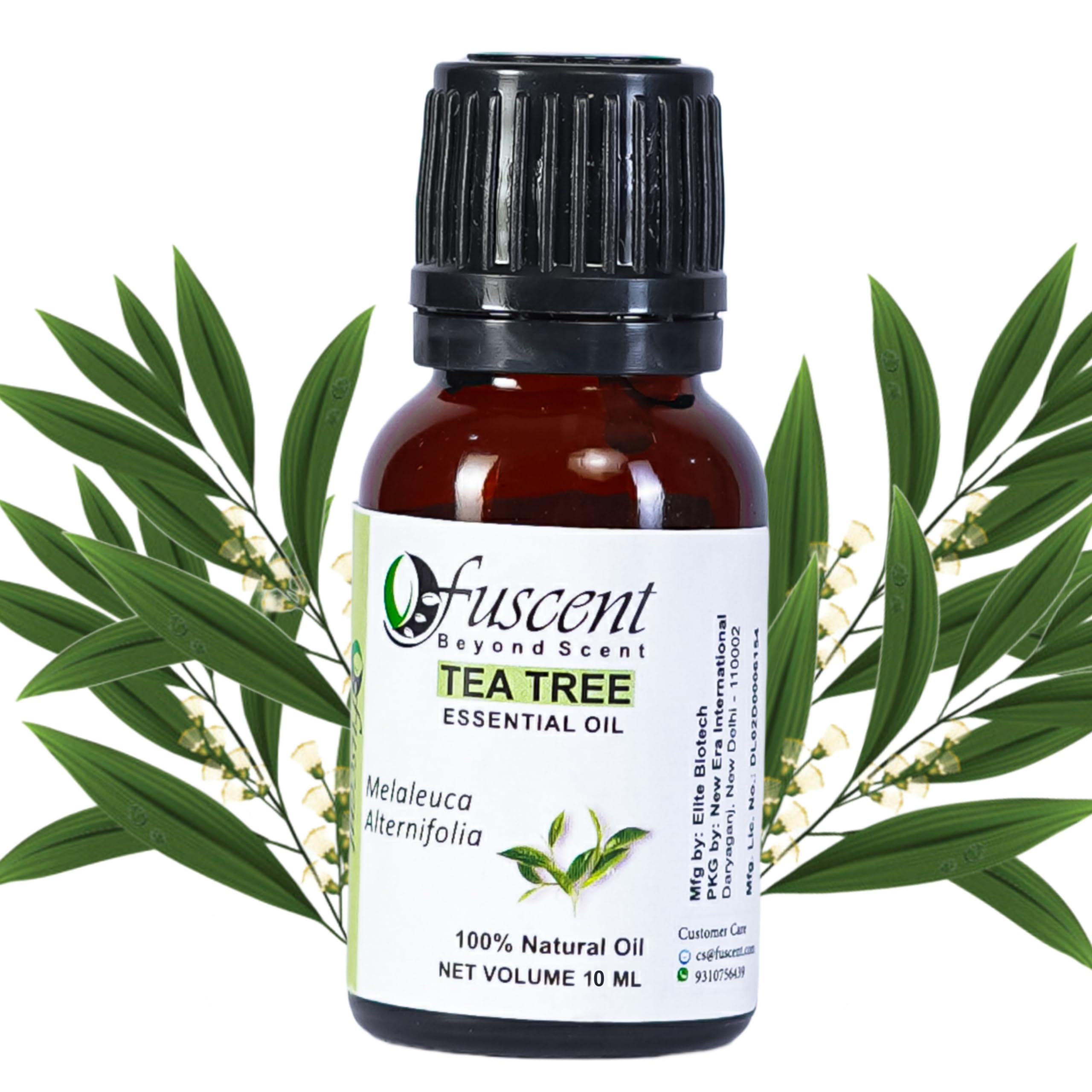 Pure Tea Tree Essential Oil 10ml - 100% Natural, Undiluted for Aromatherapy, Soap Making & Home Fragrance | Relaxation & Stress Relief | Perfect for Diffusers, Skincare & DIY Beauty
