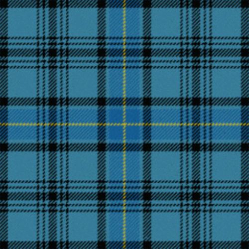 Hannay Blue Ancient Tartan Plaid Scarf - Premium Wool Wrap for Men & Women - Perfect for Winter, Fall, and Formal Occasions