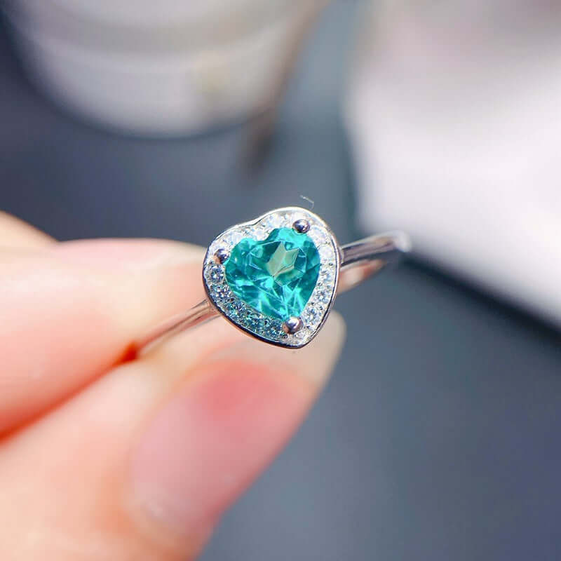 November Birthstone Ring - Green Topaz Jewelry for Women | Elegant Sterling Silver Ring for Birthdays, Anniversaries & Special Occasions | Perfect Gift for November Born