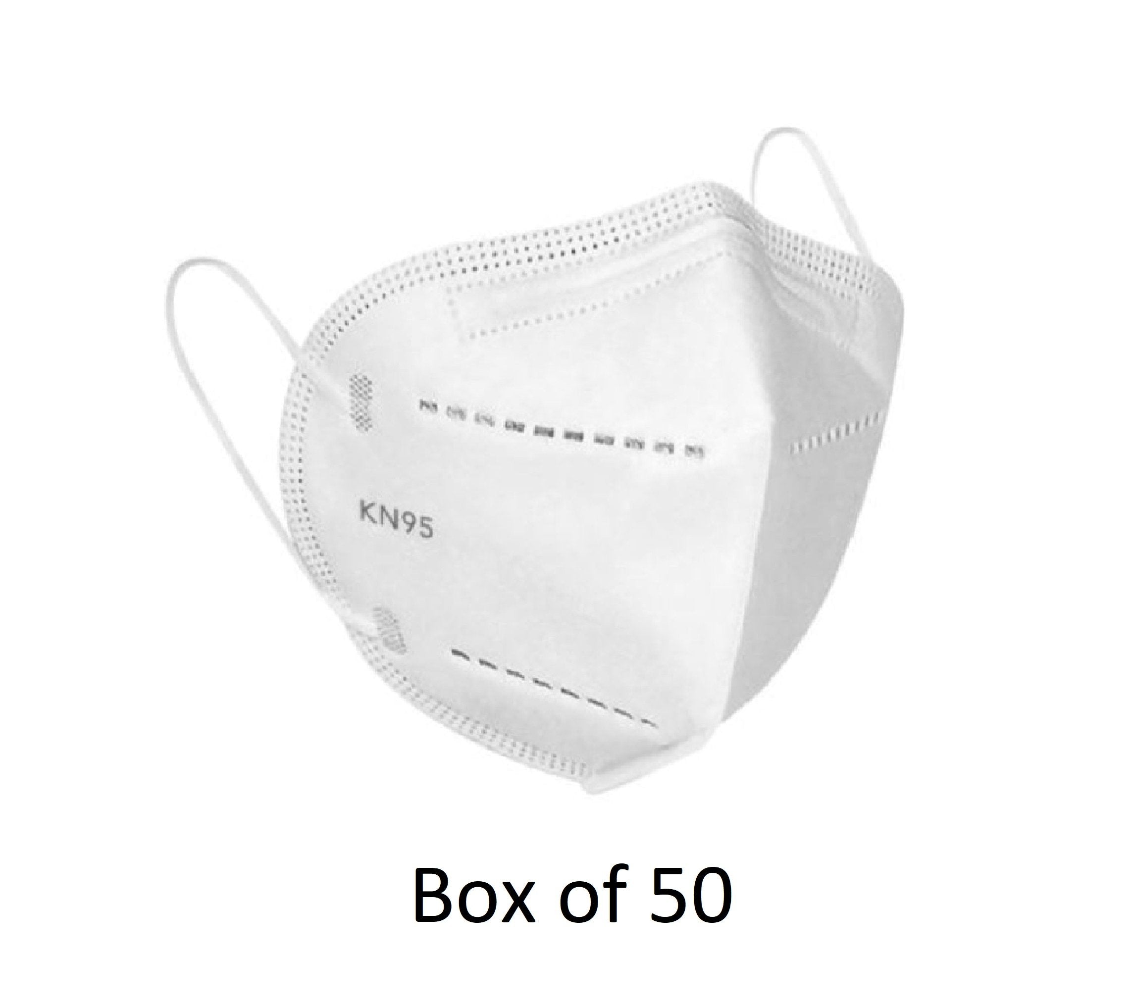 KN95 Face Mask 50 Pack - 5-Ply Protective Respirator for Adults - Dust, Pollution & Virus Protection - Ideal for Travel, Work & Daily Use