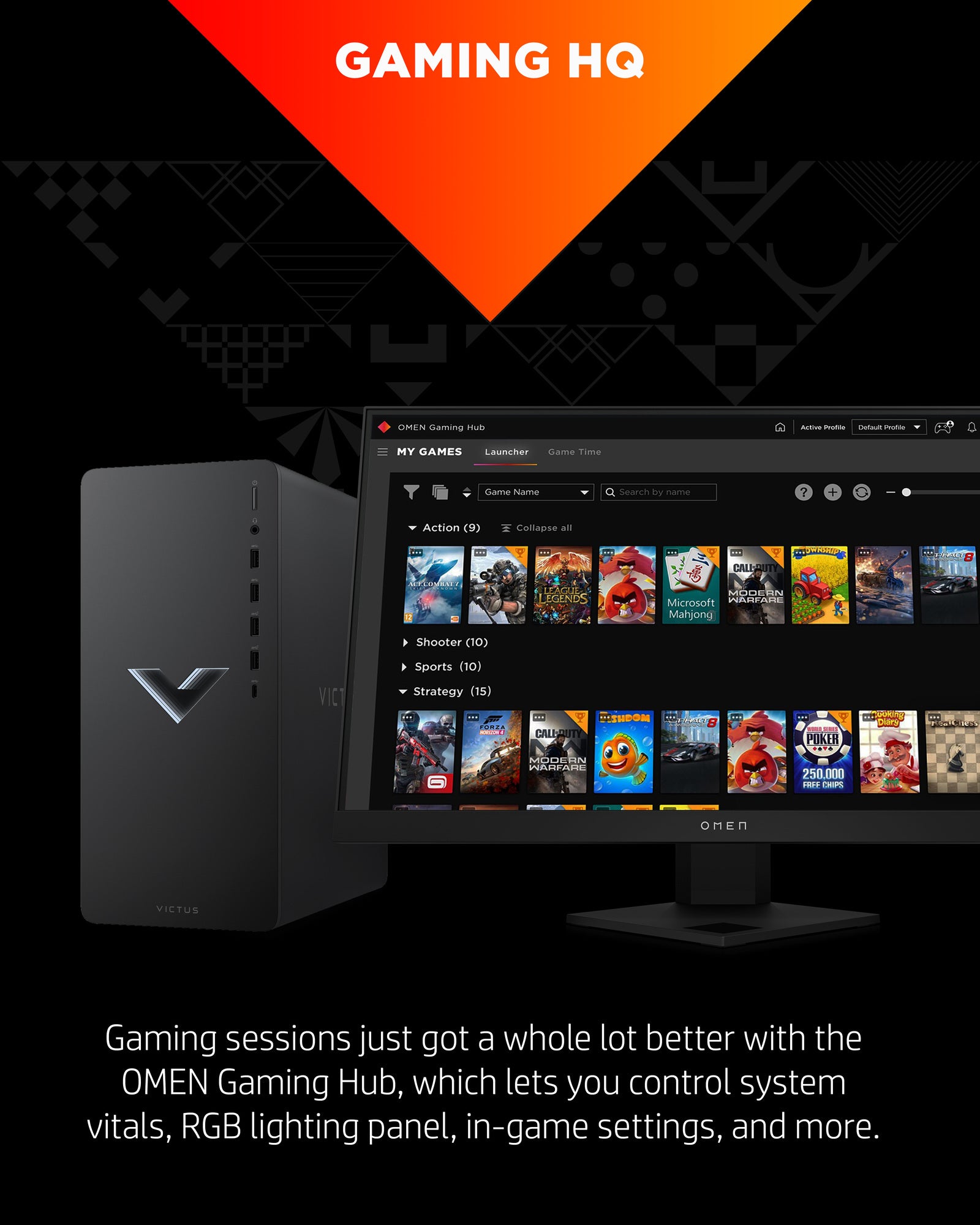 Victus by HP 15L Gaming Desktop TG02-0025m - AMD Ryzen 5, 16GB RAM, 512GB SSD, AMD Radeon RX 6400, Windows 11 Home - Perfect for Gaming, Streaming & Content Creation