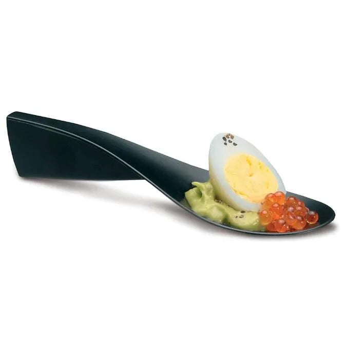 Premium Plastic Tasting Spoon - BPA-Free, Disposable Black Sampling Spoon for Food Testing, Cooking, Ice Cream, Yogurt & Dessert Tasting - Ideal for Restaurants, Catering & Home Kitchens