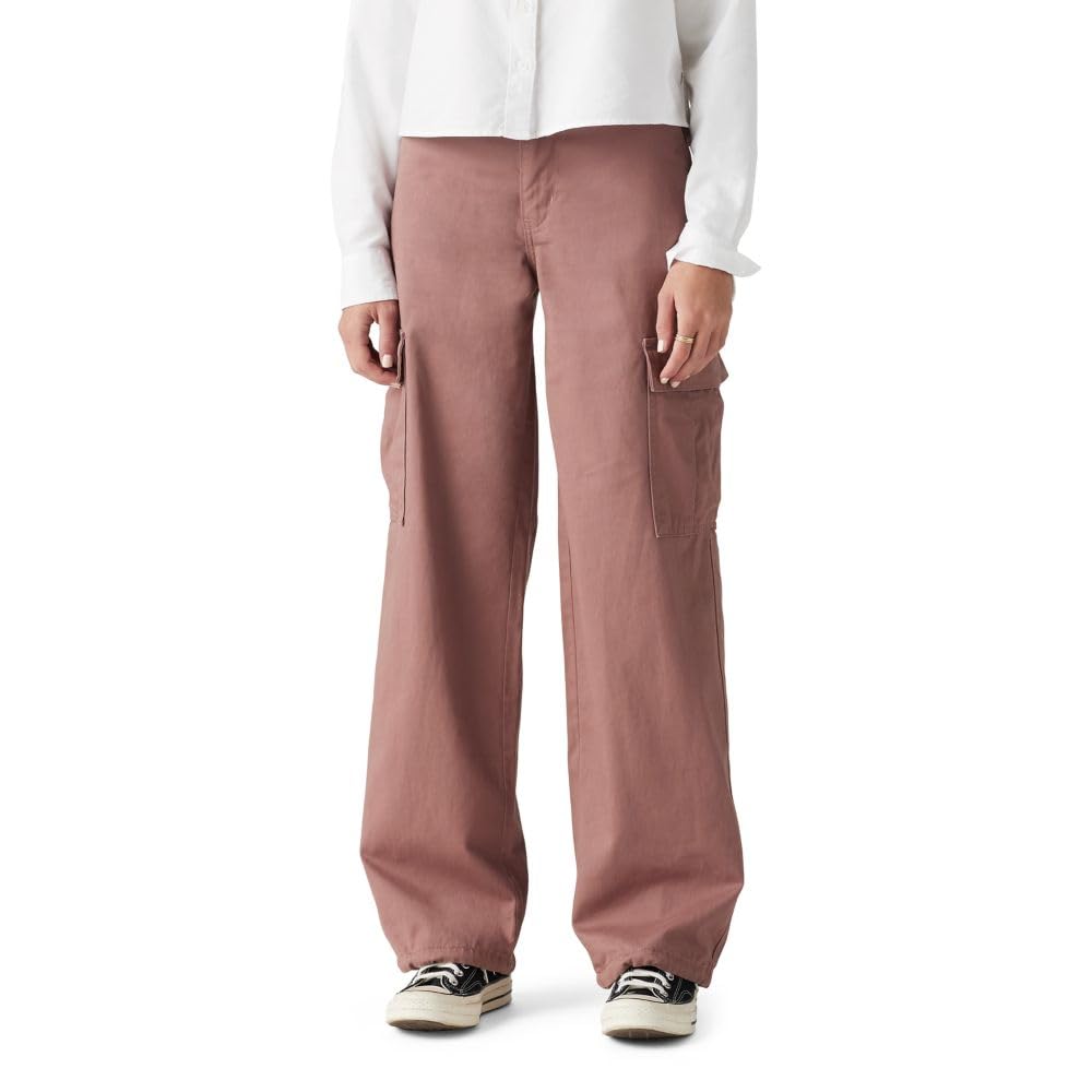 Levi's Women's '94 Baggy Cargo Jeans - High Waist Distressed Denim Pants for Casual Streetwear & Outdoor Adventures