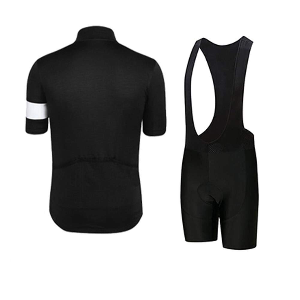 Men's Cycling Jersey & Bib Shorts Set - Quick-Dry, Full Zipper Road Bike Clothing for Professional Riders | Perfect for Long-Distance Cycling & Outdoor Training