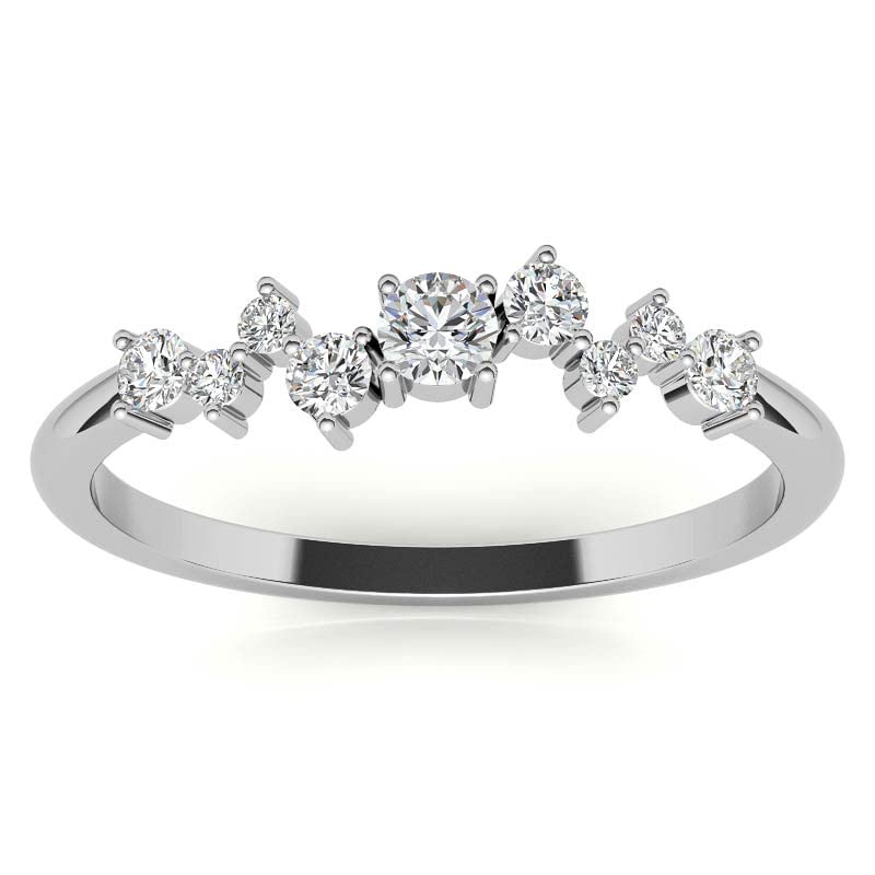0.15 CT Emerald Cut Moissanite Engagement Ring for Women - VVS1 Colorless Wedding Band Set, Diamond Alternative Bridal Jewelry - Perfect for Proposals, Anniversaries & Special Occasions