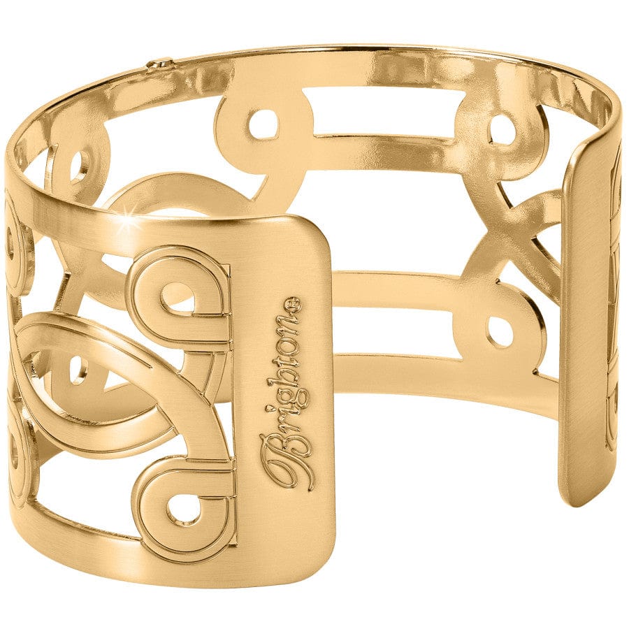 Christo Lima Wide Cuff Bracelet for Women - Elegant Adjustable Bangle Jewelry Gift for Mom, Wife, Girlfriend - Perfect for Parties, Weddings & Special Occasions