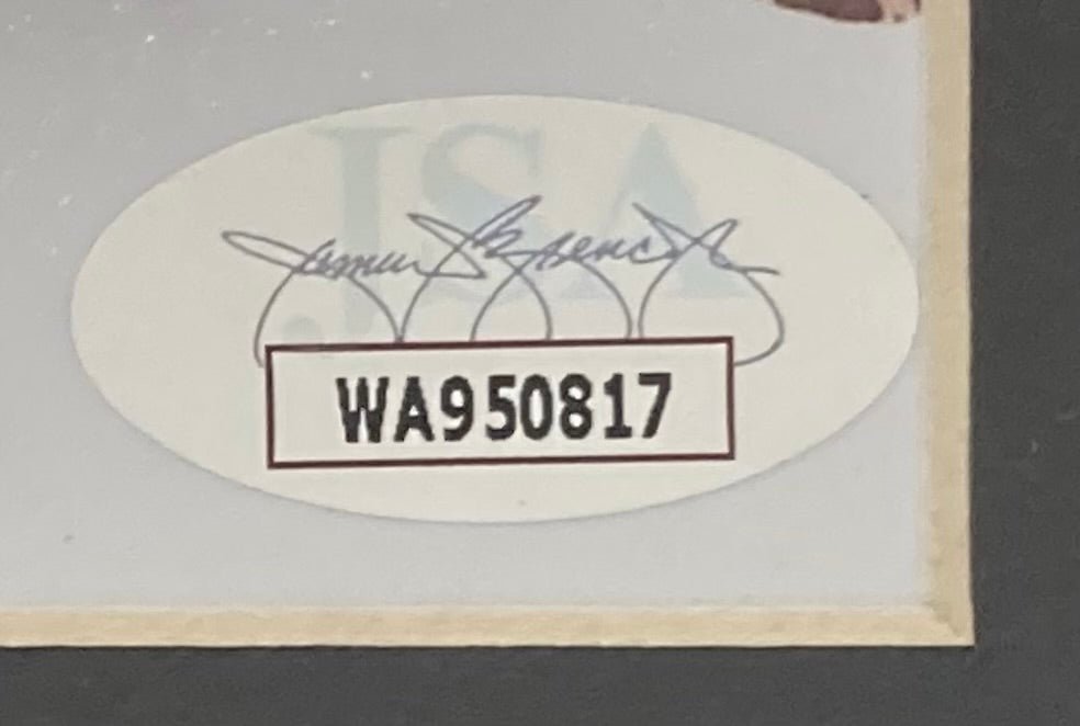Kline DeWitt Banes Harrison Autographed Framed 8x10 Three's Company Photo with JSA ITP Certificate - Perfect for TV Memorabilia Collectors and Classic Comedy Fans
