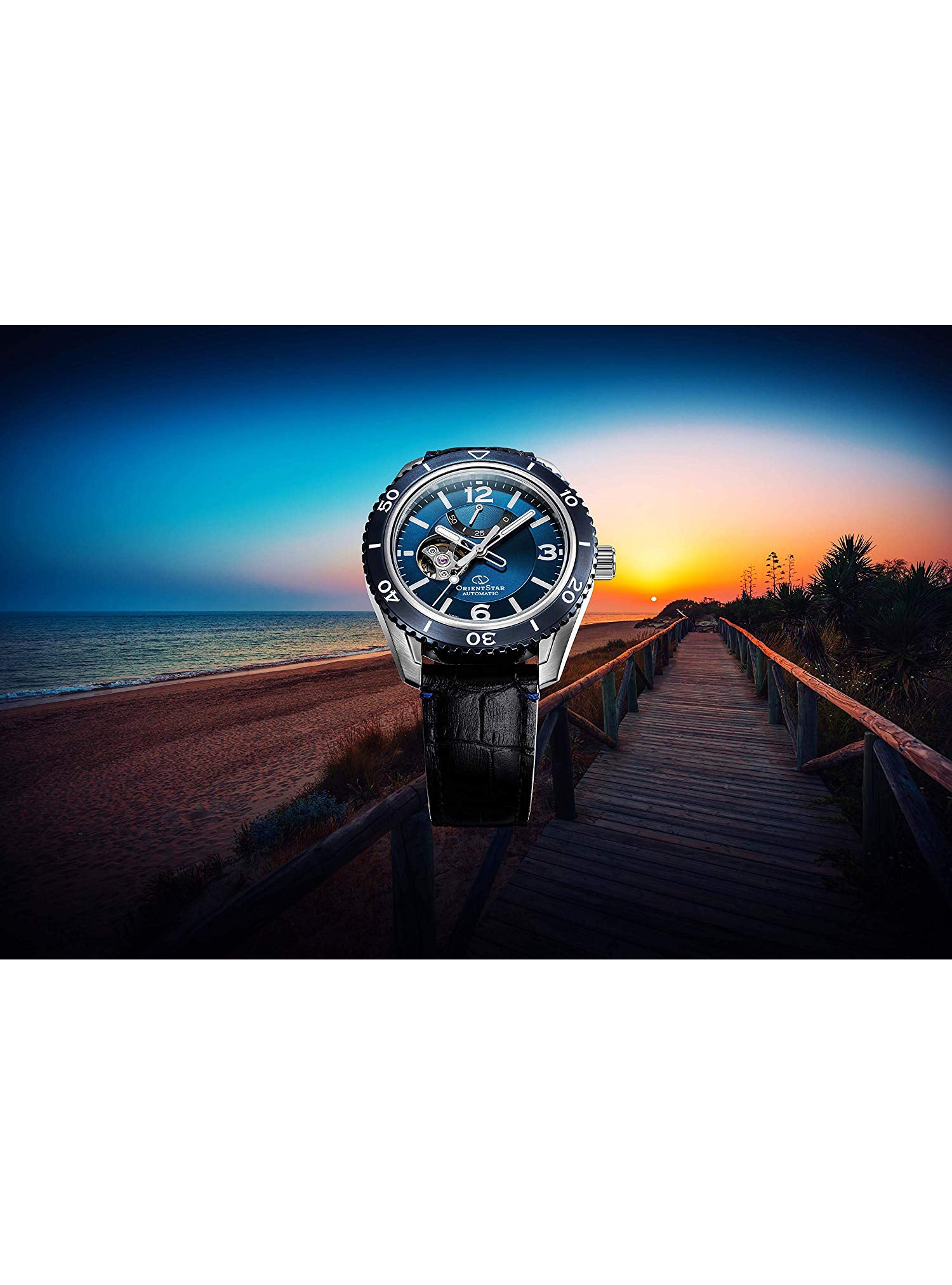ORIENT STAR SPORTS COLLECTION SEMI SKELETON Automatic Watch RK-AT0108L - Japanese Made JDM Timepiece for Men | Perfect for Business, Casual & Sports Wear
