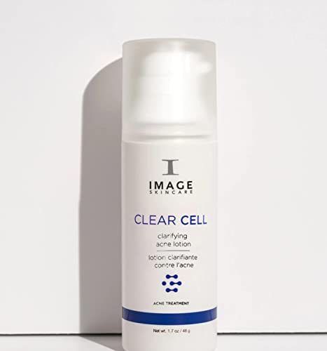 Image Clear Cell Acne Lotion - Oil-Free Acne Treatment for Clear Skin | Best for Teen & Adult Acne Care | Daily Use for Face & Body
