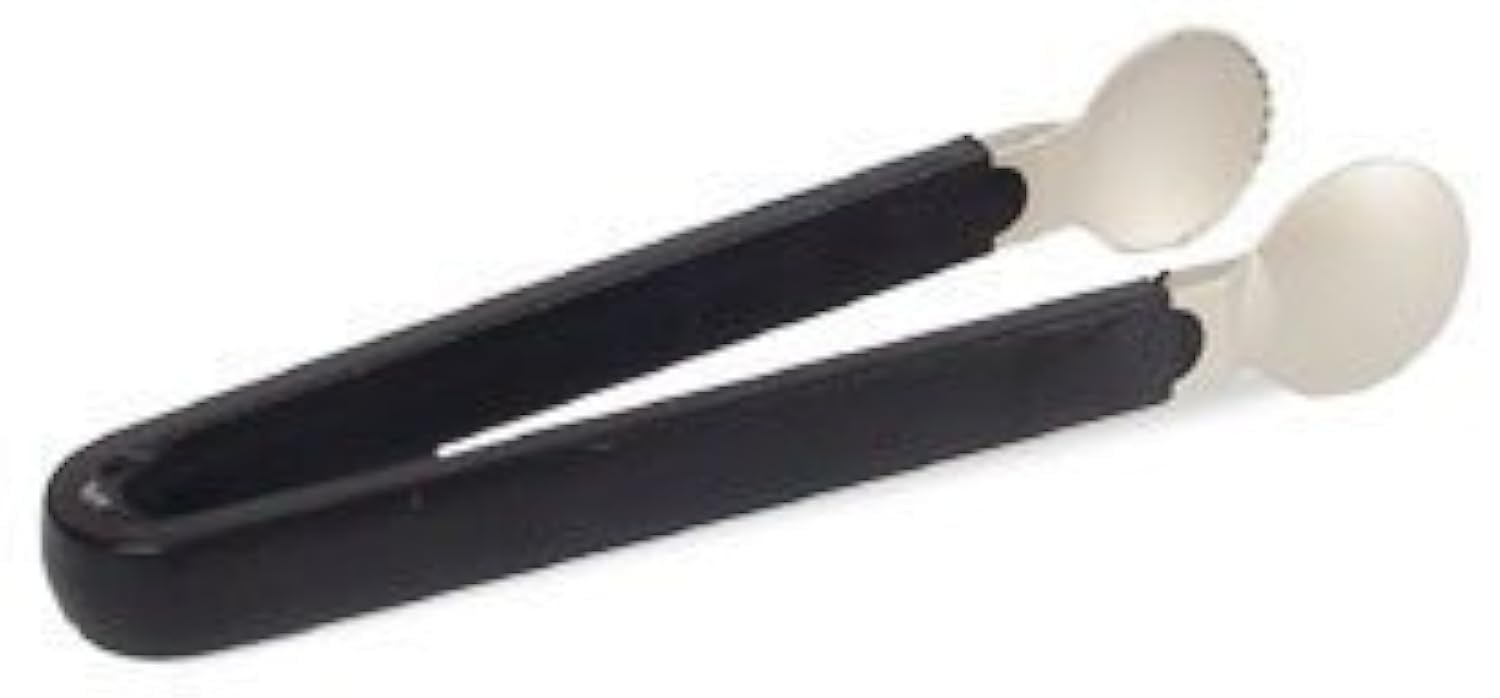 Premium Stainless Steel Ice Tongs - Heavy Duty Bar & Kitchen Ice Cube Grabber with Non-Slip Handle - Perfect for Cocktails, Iced Coffee, and Party Drink Serving