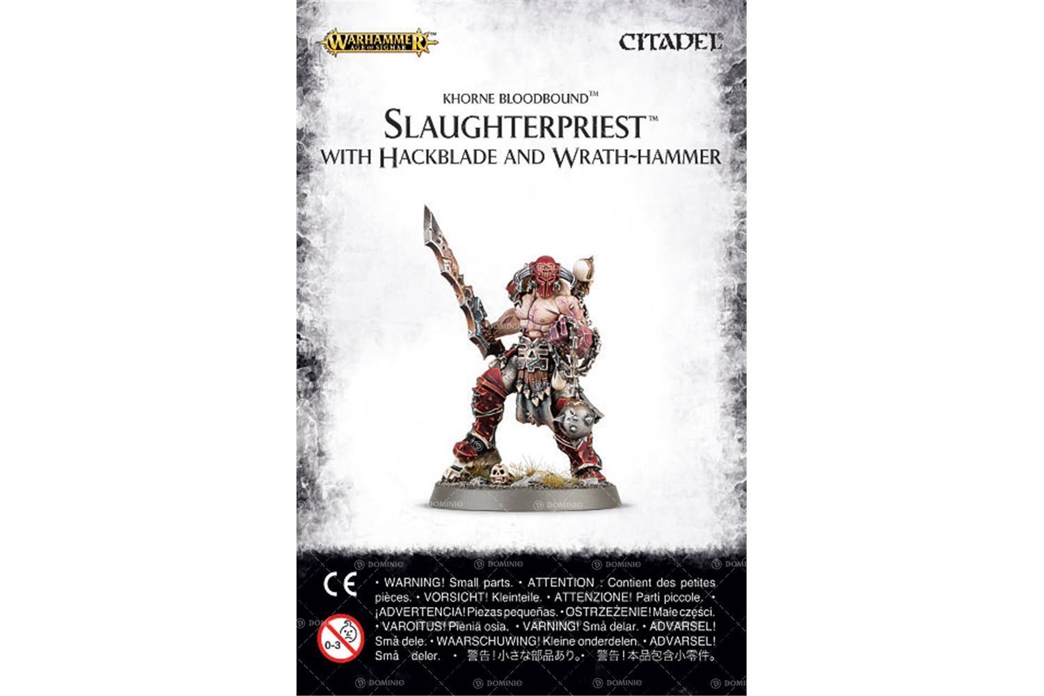 Games Workshop Warhammer Slaughterpriest with Hackblade & Wrath-Hammer - Chaos AoS Miniature for Tabletop Wargaming and Collectors