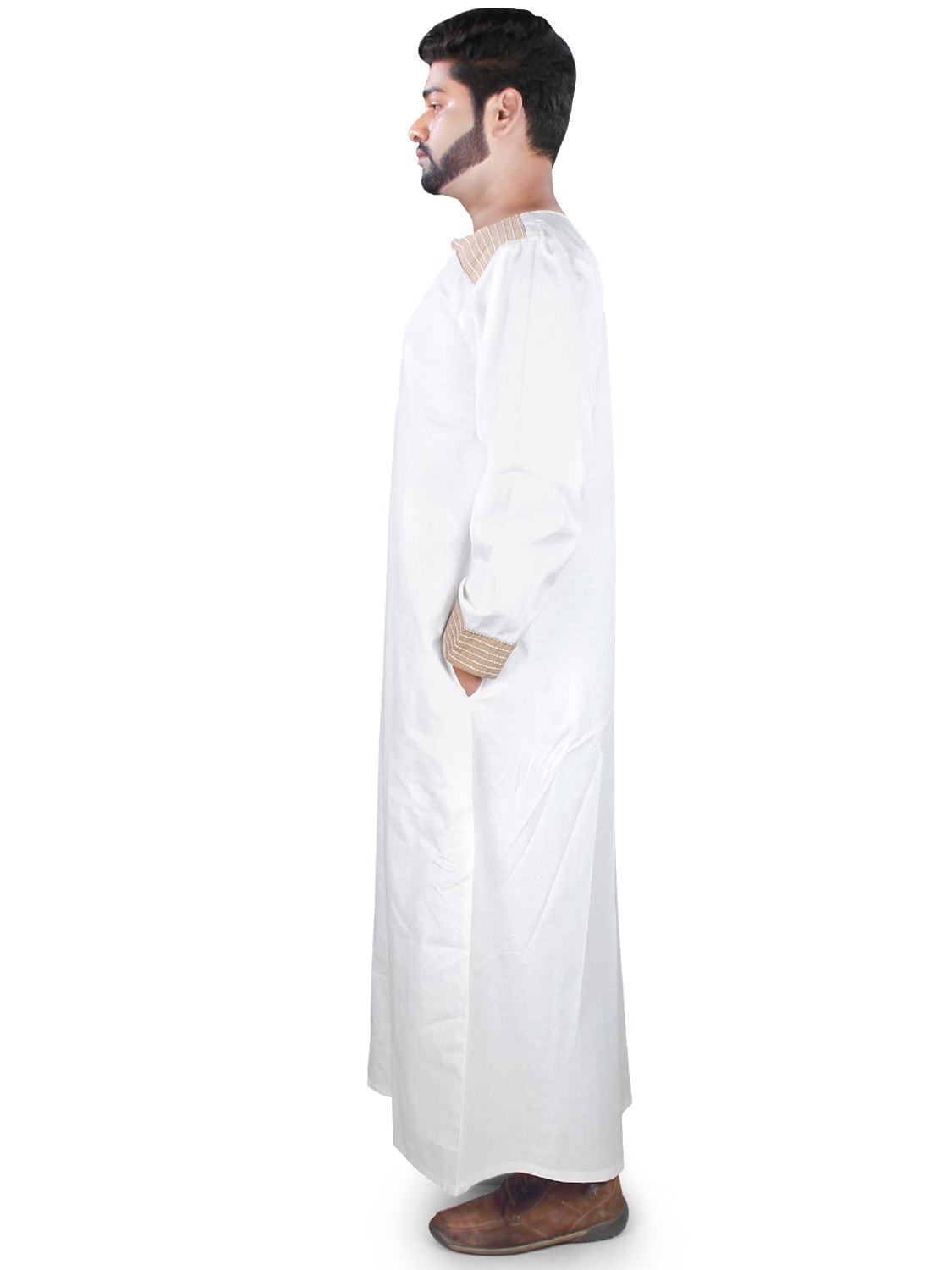 Stylish Aamir Galabiyya - Traditional Islamic Dress for Men - Perfect for Eid, Ramadan & Special Occasions