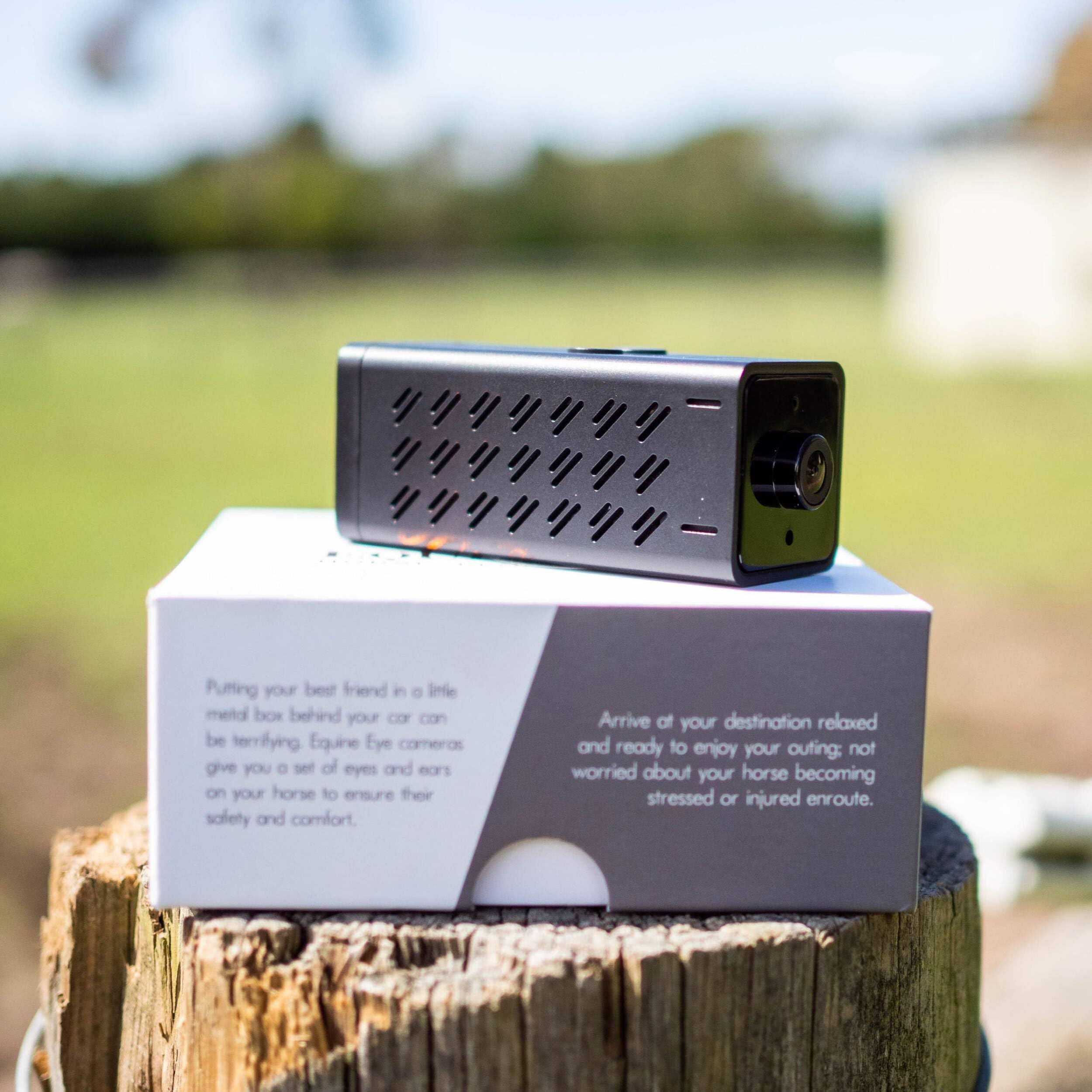 Equine Eye Voyager - Wireless Horse Trailer Camera System with Night Vision & Audio | 8-Hour Battery Life | No WiFi Needed | Real-Time Mobile Monitoring for iPhone & Android | Perfect for Trailering, Transporting & Stable Security