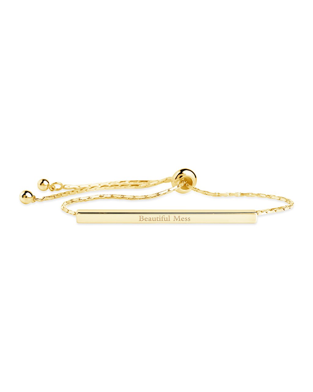 Inspirational Bar Slider Bracelet for Women - Motivational Jewelry Gift for Her - Perfect for Everyday Wear, Work & Special Occasions