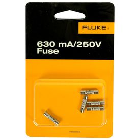 Fluke 871173 630mA 250V Fuse - 5 Pack Replacement Fuses for Electrical Testing & Safety Equipment - Ideal for Multimeters, Power Supplies & Industrial Tools
