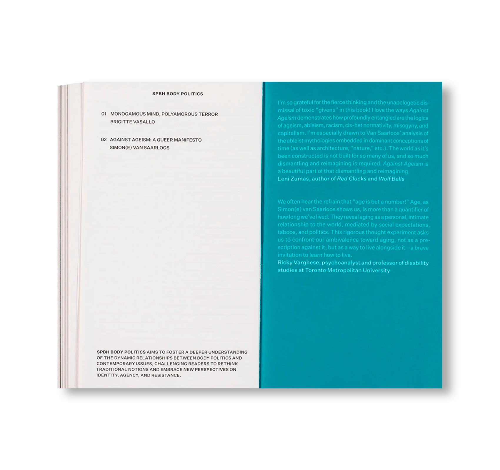 AGAINST AGEISM: A QUEER MANIFESTO by Simon(e) van Saarloos - LGBTQ+ Rights Book on Challenging Age Discrimination | Perfect for Activists & Social Justice Readers