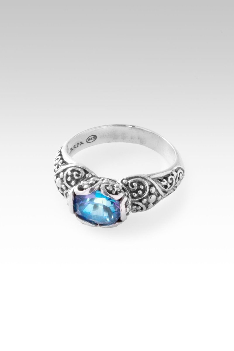 Euphony Ring™ in Sheer Luck™ Mystic Topaz - Elegant Sterling Silver Gemstone Ring for Women | Perfect for Weddings, Anniversaries & Special Occasions