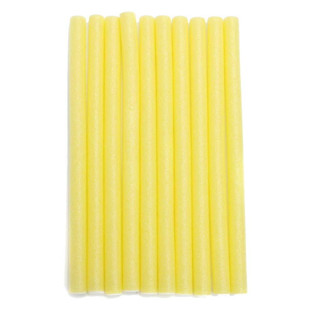 SKINPLUS Self-Holding Hair Curling Flexi Rods - 10 Pack Multicolor Hair Styling Curlers for Natural Waves & Curls - Perfect for Home, Salon, and Travel Use