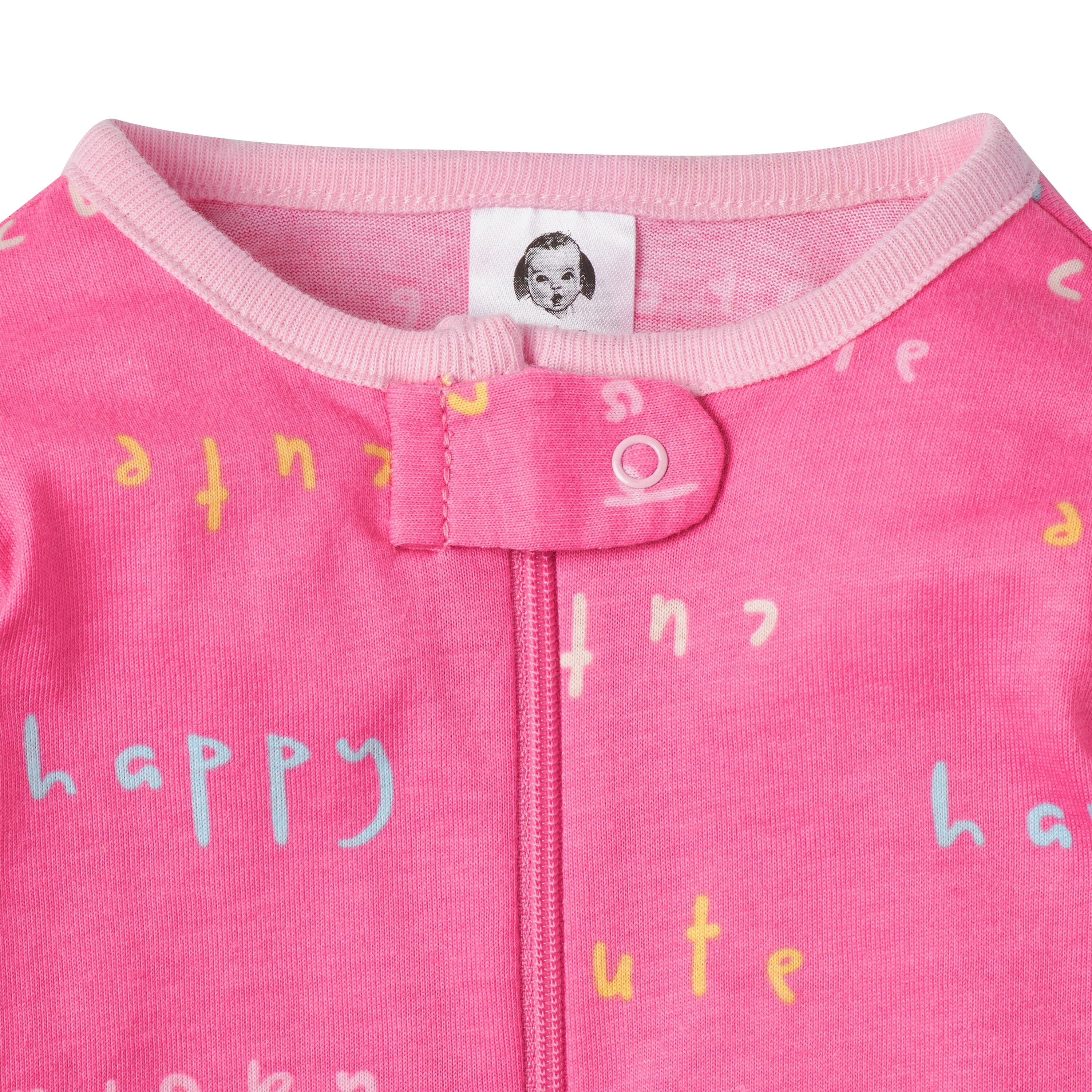 3 Pack Baby Girls Bear Sleep 'N Plays - Soft Cotton Footie Pajamas for Newborns & Infants - Perfect for Nursery, Bedtime & Playtime