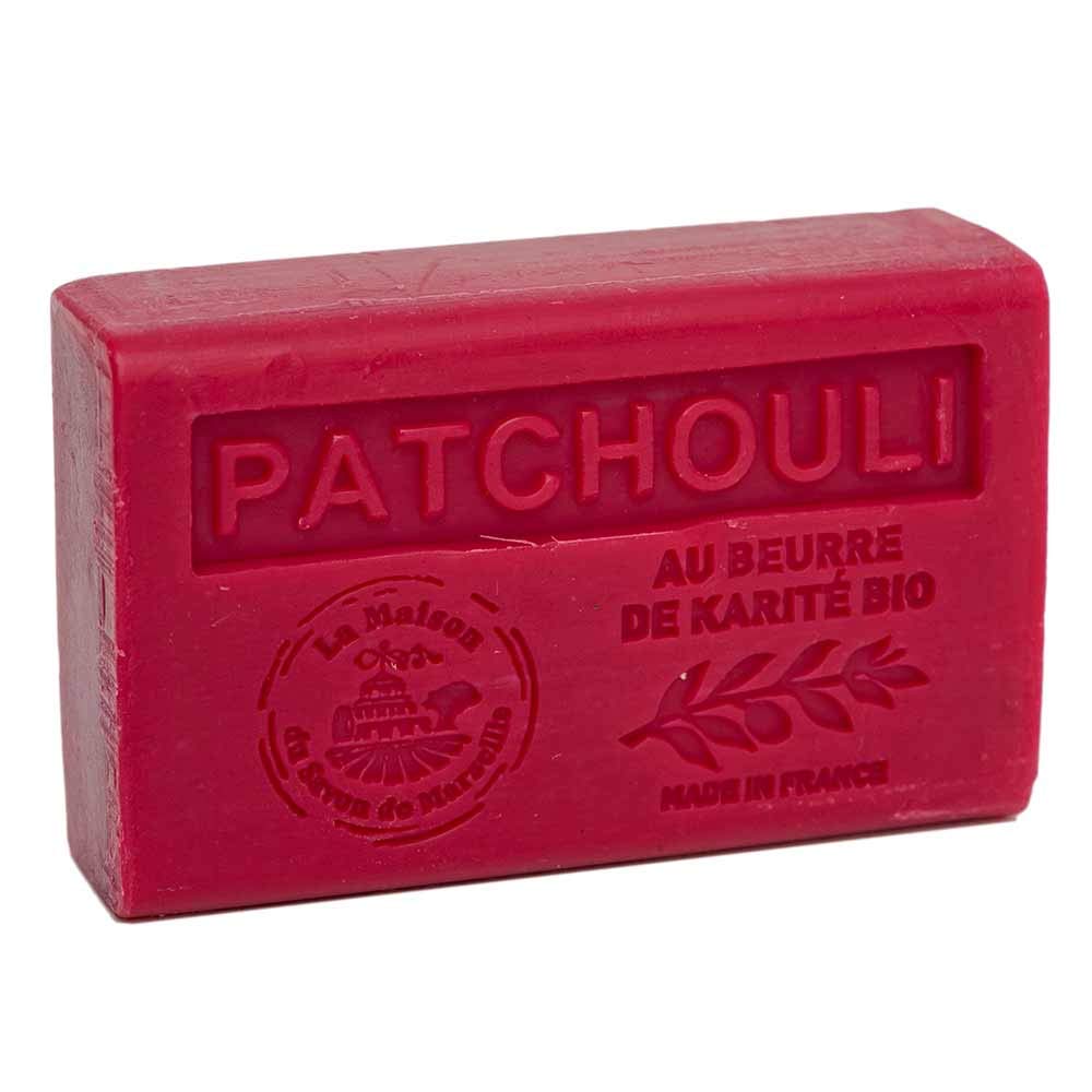 Organic Patchouli Soap Set with Shea Butter - 5x125g Handmade Luxury Soap Bars for Spa, Bath & Gift - Vegan, Natural Skin Care for Dry & Sensitive Skin