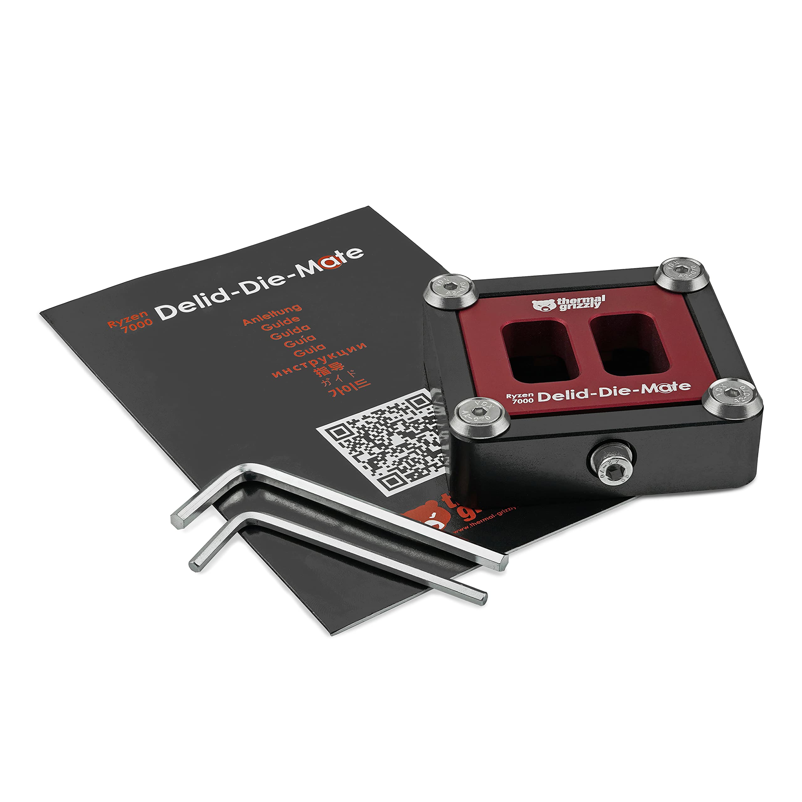 Thermal Grizzly Delid-Die-Mate AMD Ryzen 7000 CPU Delid Tool - Processor Heatspreader Remover for Better Cooling Performance - Developed by der8auer - Perfect for PC Builders & Overclocking Enthusiasts