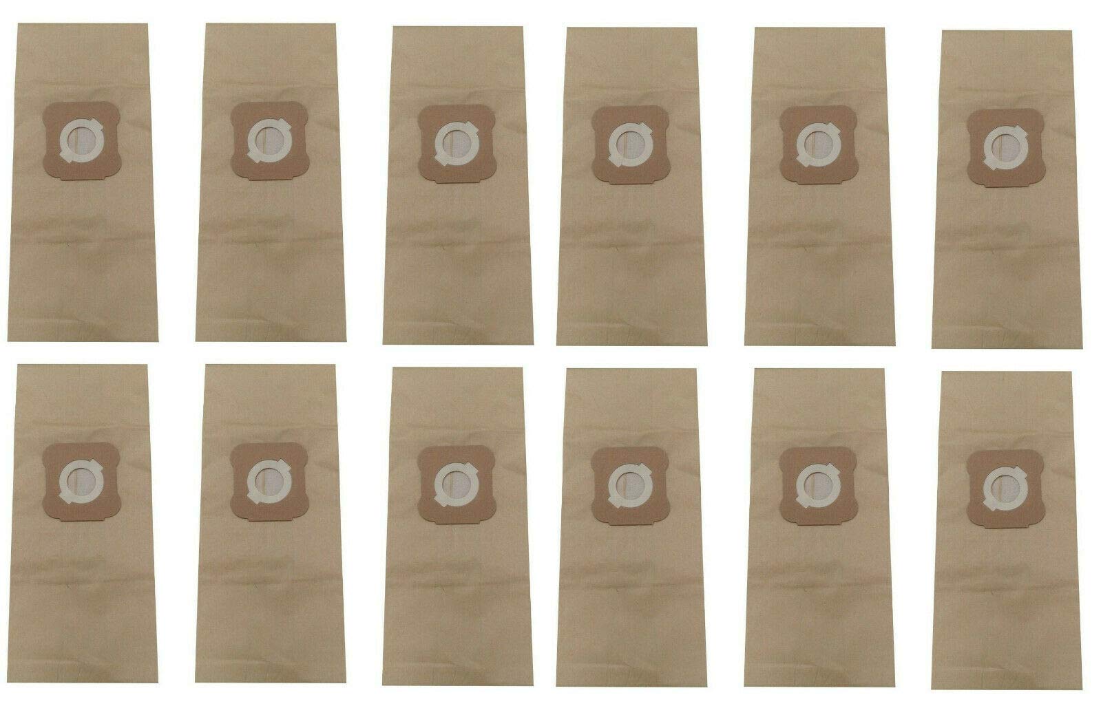 HASMX 12-Pack Brown Vacuum Cleaner Bags for Kirby Heritage II & Legend II | Micron Magic Filtration Bags | Style 3 Replacement Bags (Fits Part #197389, 197289) | Ideal for Home Cleaning & Pet Hair Removal