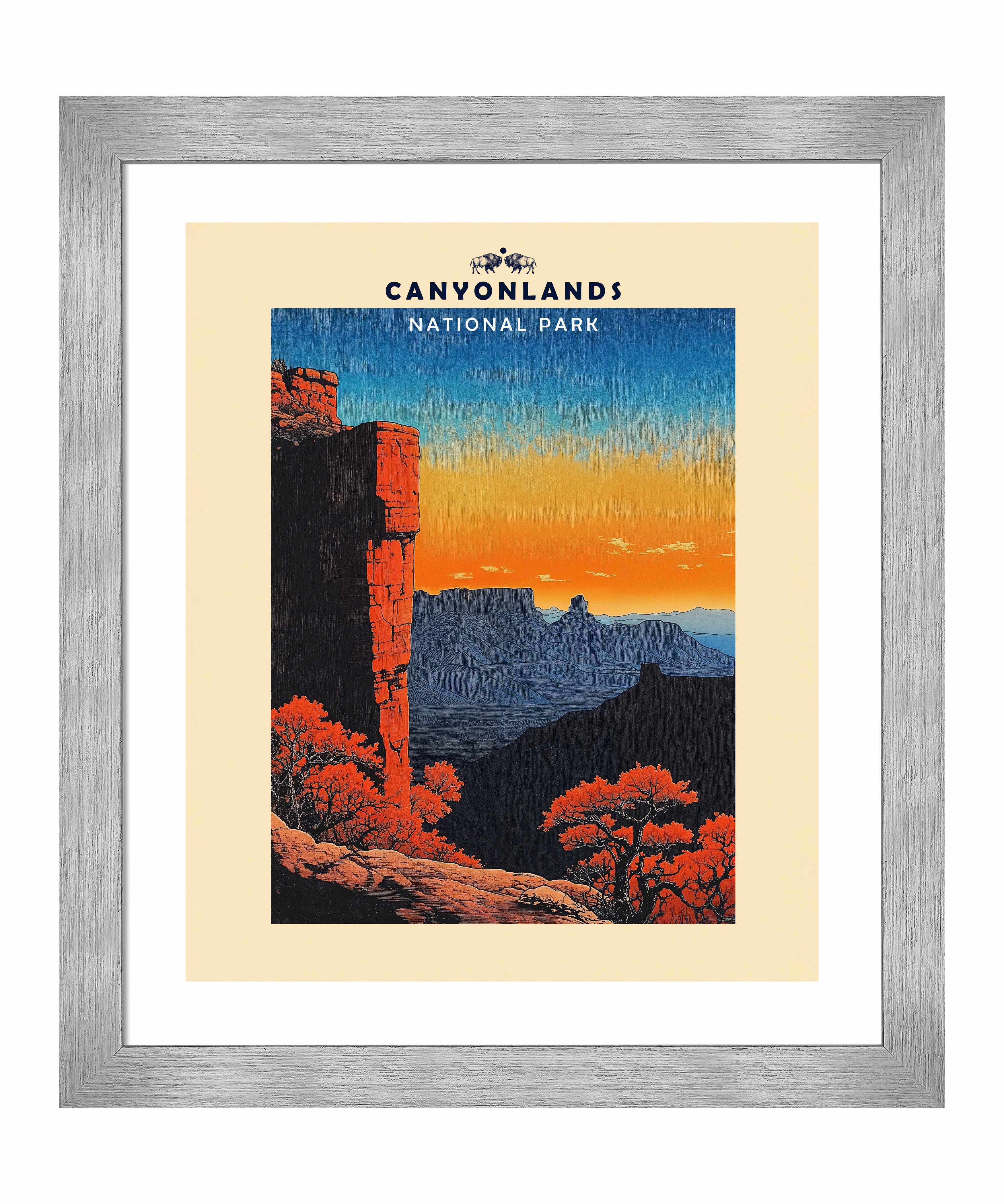 Canyonlands National Park Art Prints - Stunning Landscape Wall Decor for Home & Office - Perfect for Living Room, Bedroom, or Gift
