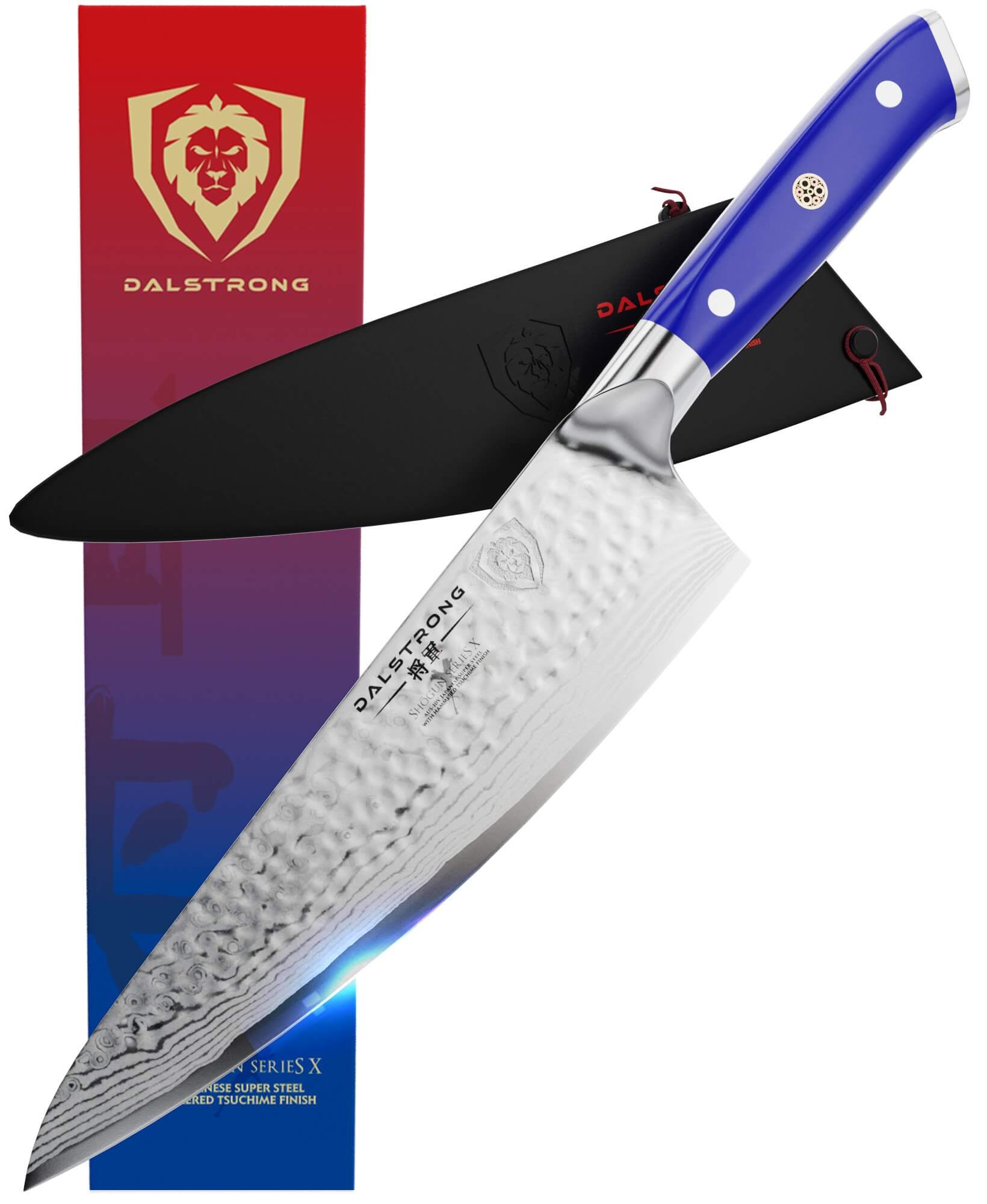 Premium 8-Inch Chef's Knife - Shogun Series X with Colored ABS Handle by Dalstrong | Professional Kitchen Knife for Slicing, Dicing & Chopping | Perfect for Home Cooks & Professional Chefs