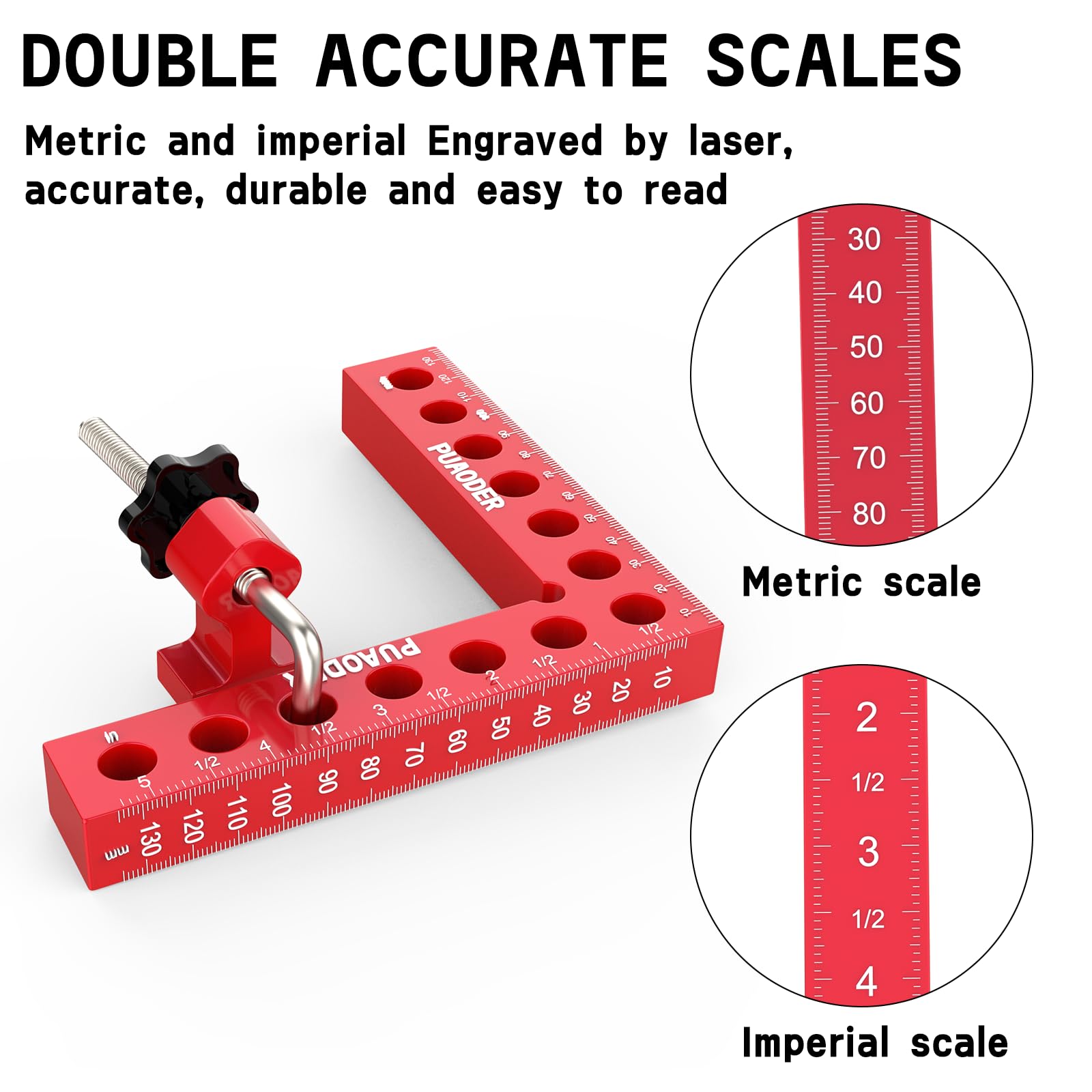 4 Pack 90 Degree Corner Clamps for Woodworking - 5.5