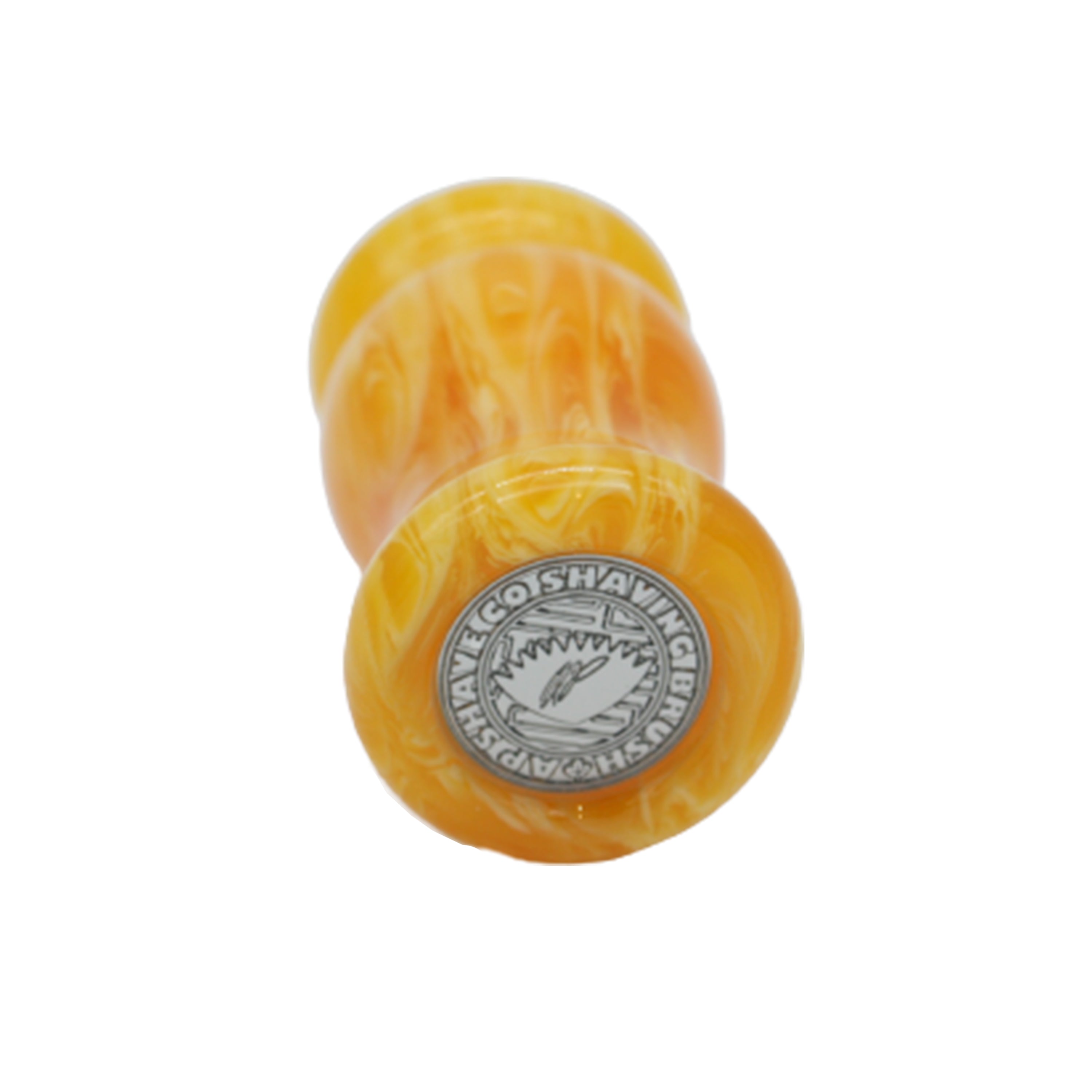 Premium Amber Handcrafted Shaving Brush Handle for Wet Shaving - Fits 24mm & 26mm Knots - Perfect for Traditional Wet Shaving & Grooming Gifts