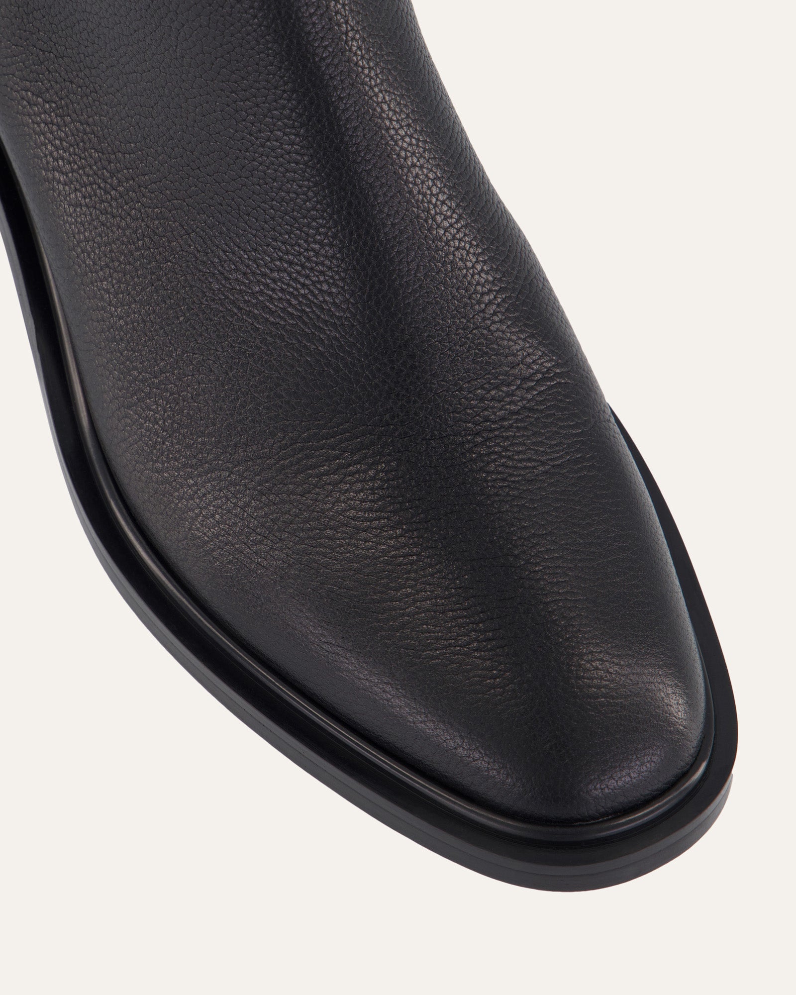 Mason Flat Ankle Boots for Women - Black Leather Chelsea Boots with Side Zipper | Comfortable Casual & Work Shoes for Office, Travel and Everyday Wear