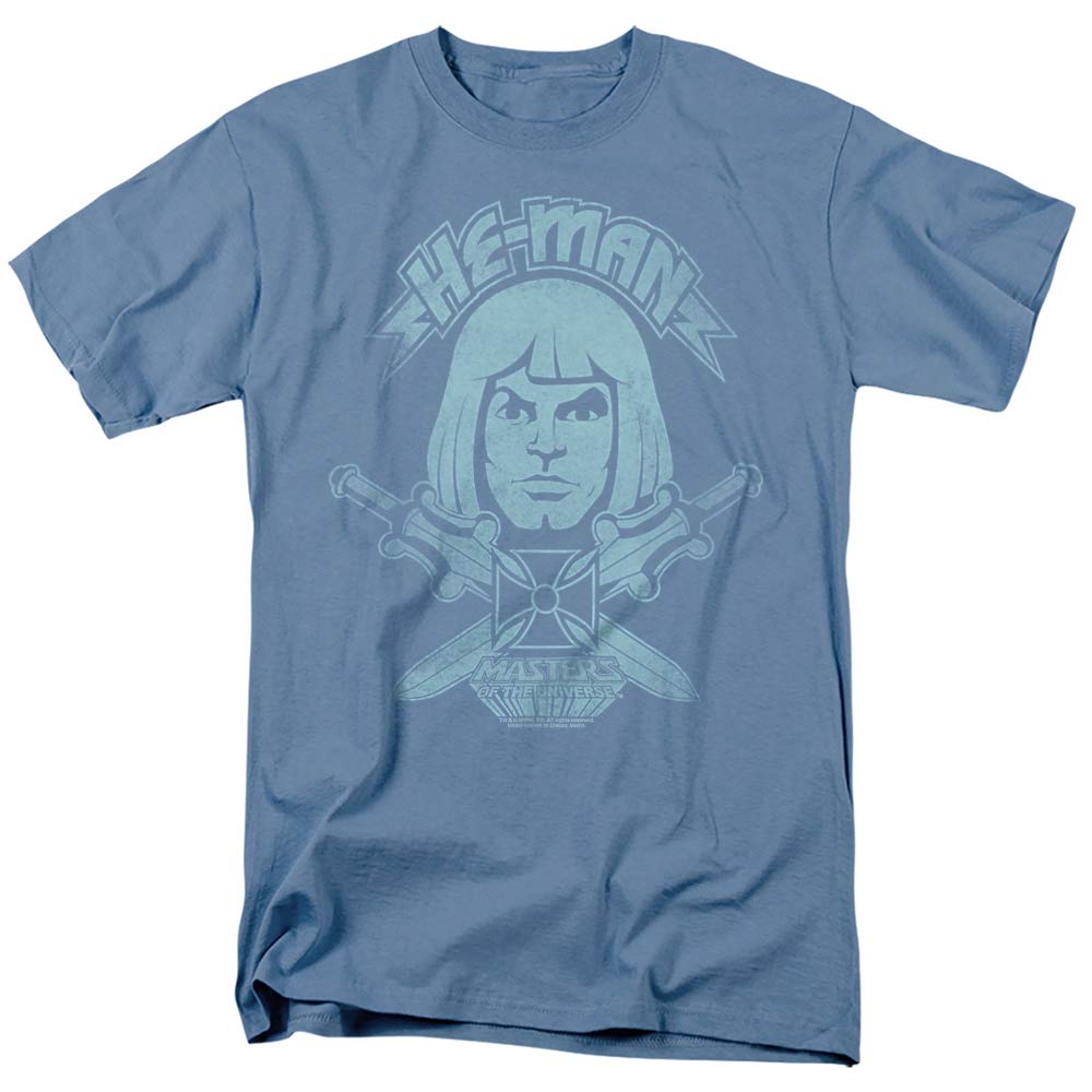 He-Man Masters of The Universe Unisex Adult T-Shirt | Vintage 80s Cartoon Graphic Tee for Men & Women | Perfect for Cosplay, Comic Con & Retro Fashion