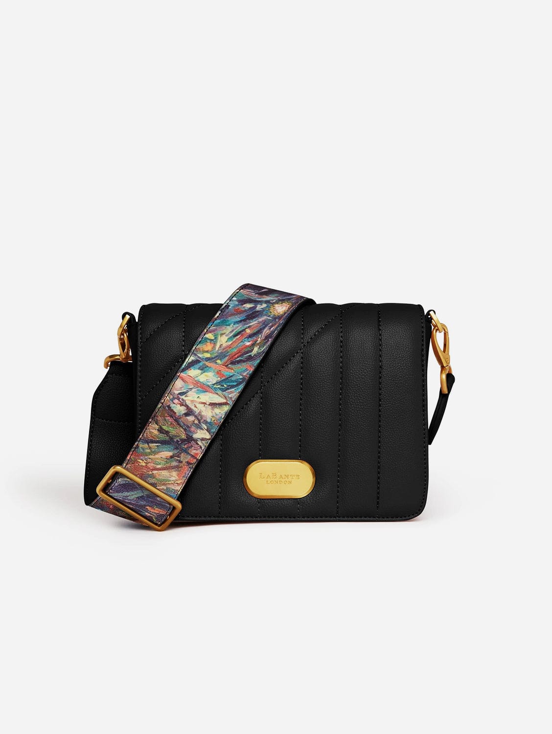 Vegan Leather Shoulder Bag for Women - Stylish & Durable Iris Black Crossbody Purse | Perfect for Work, Travel & Everyday Use