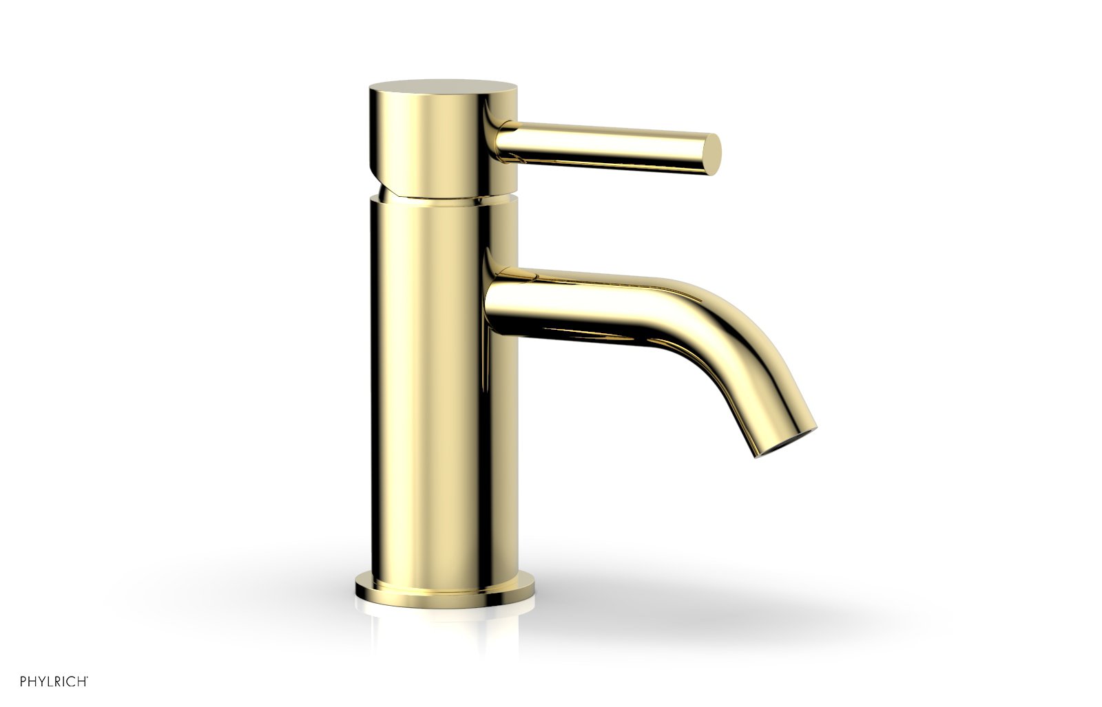 BASIC II Single Hole Bathroom Faucet with Lever Handle - Chrome Finish for Sink Vanity, Modern Waterfall Spout Design - Perfect for Home, Hotel & Restaurant Use