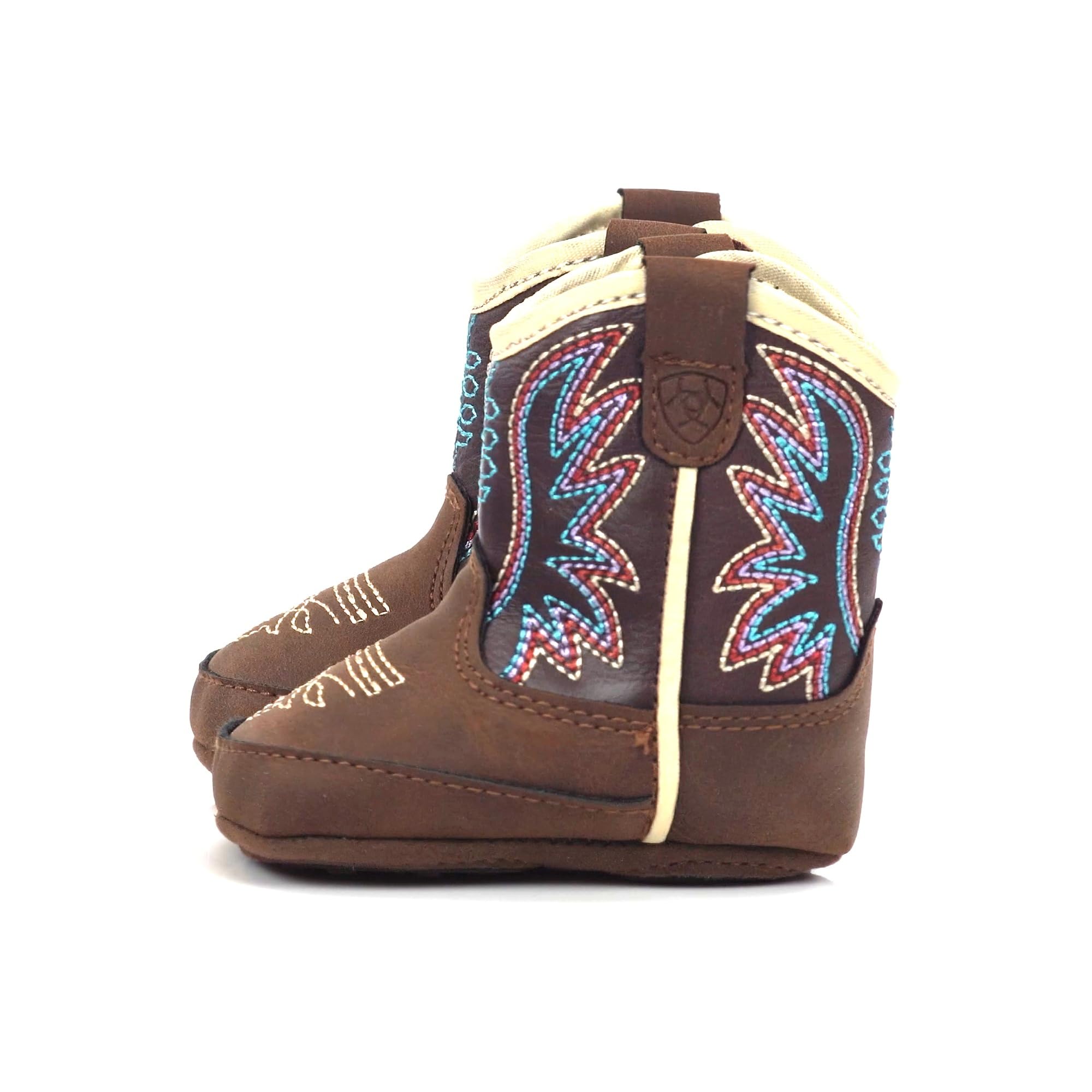 ARIAT Infant Baby Lil' Stompers Western Boots - Genuine Leather Cowboy Boots for Toddlers & Kids - Perfect for Western Rodeo, Dress Up & Outdoor Play