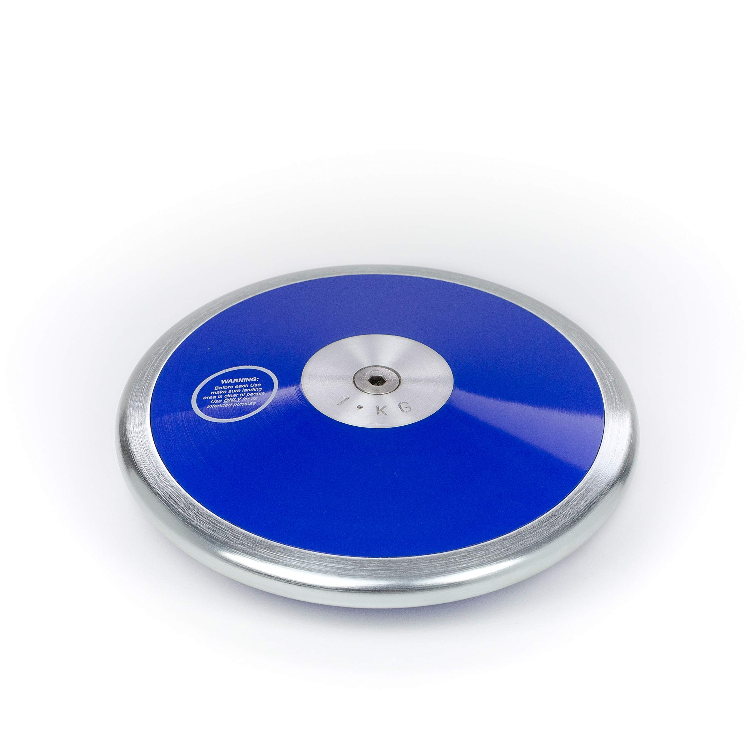 RT Blue Vector Women's 1kg Discus Throw - High School & Beginner Track & Field Equipment with 70% Rim Weight for Optimal Spin | Durable Competition Discus with 1-Year Warranty | Perfect for Training, School Athletics & Field Events